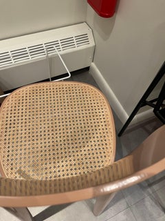 Thonet 118 Rosa antico con seduta in canna Sedia di Sebastian Herkner in stock