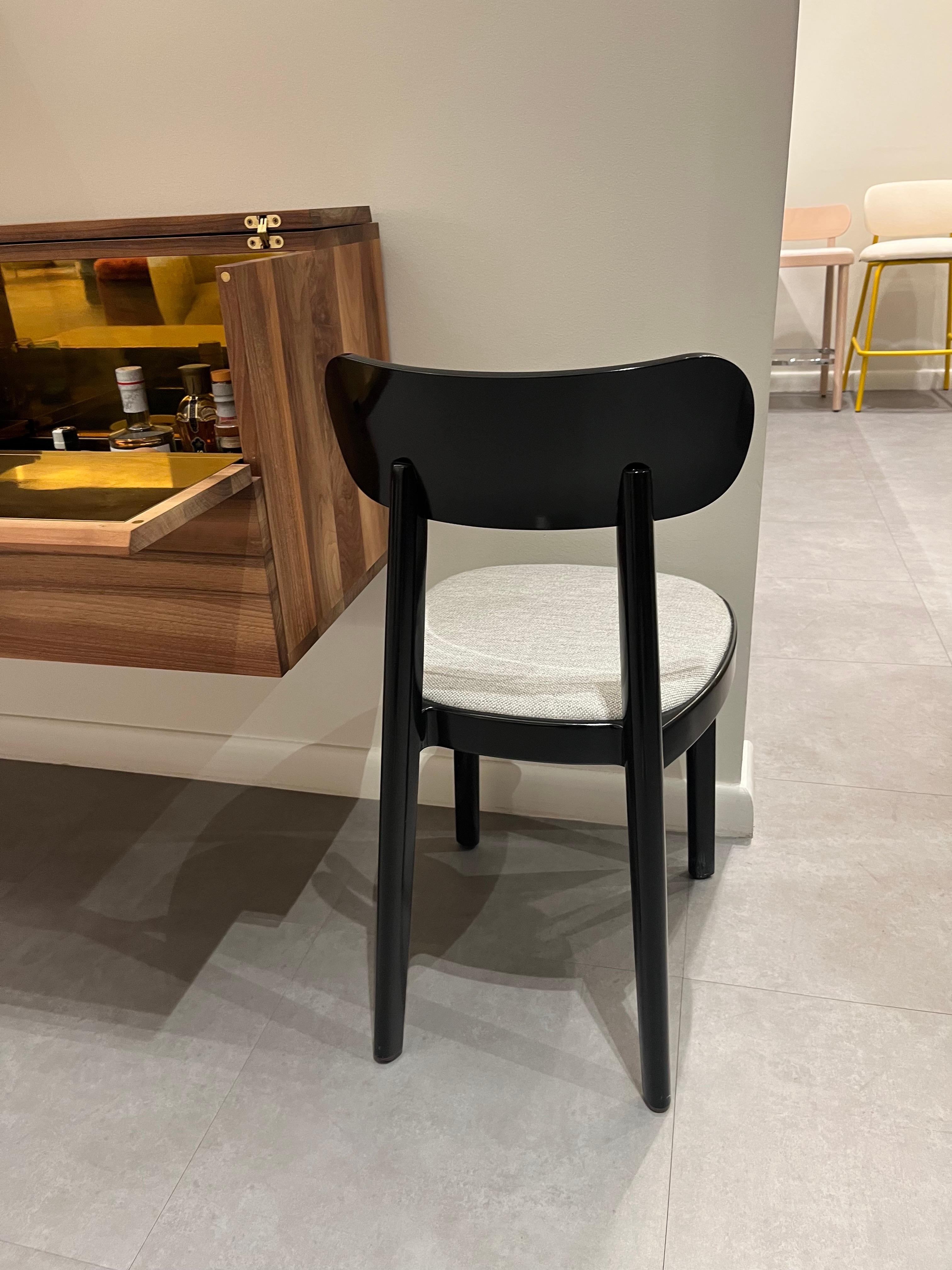 Fabric Thonet 118 SP Chair Designed by Sebastian Herkner in Stock For Sale