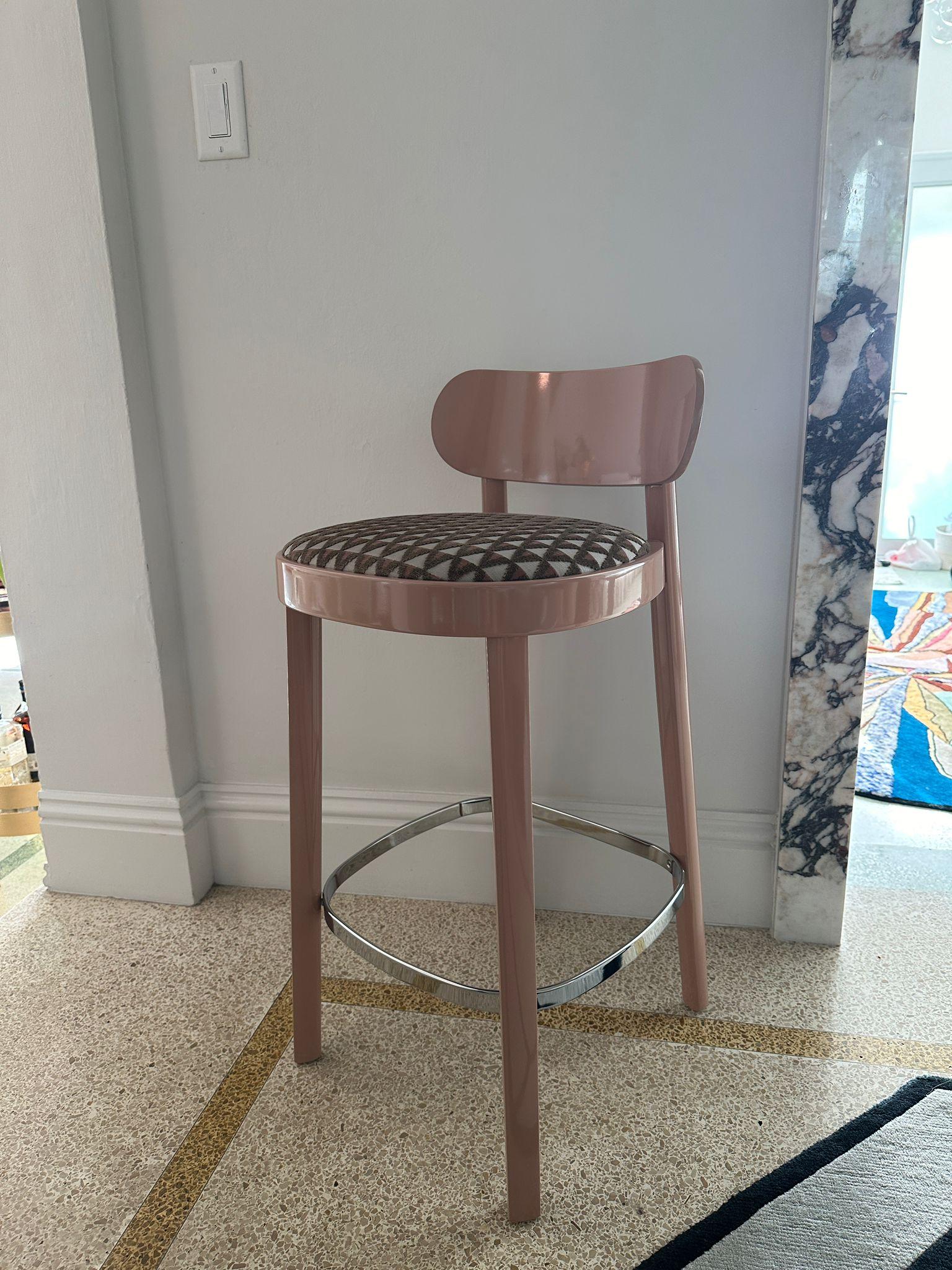 Fabric Thonet 118 SPHT Stool by Sebastian Herkner in Stock For Sale