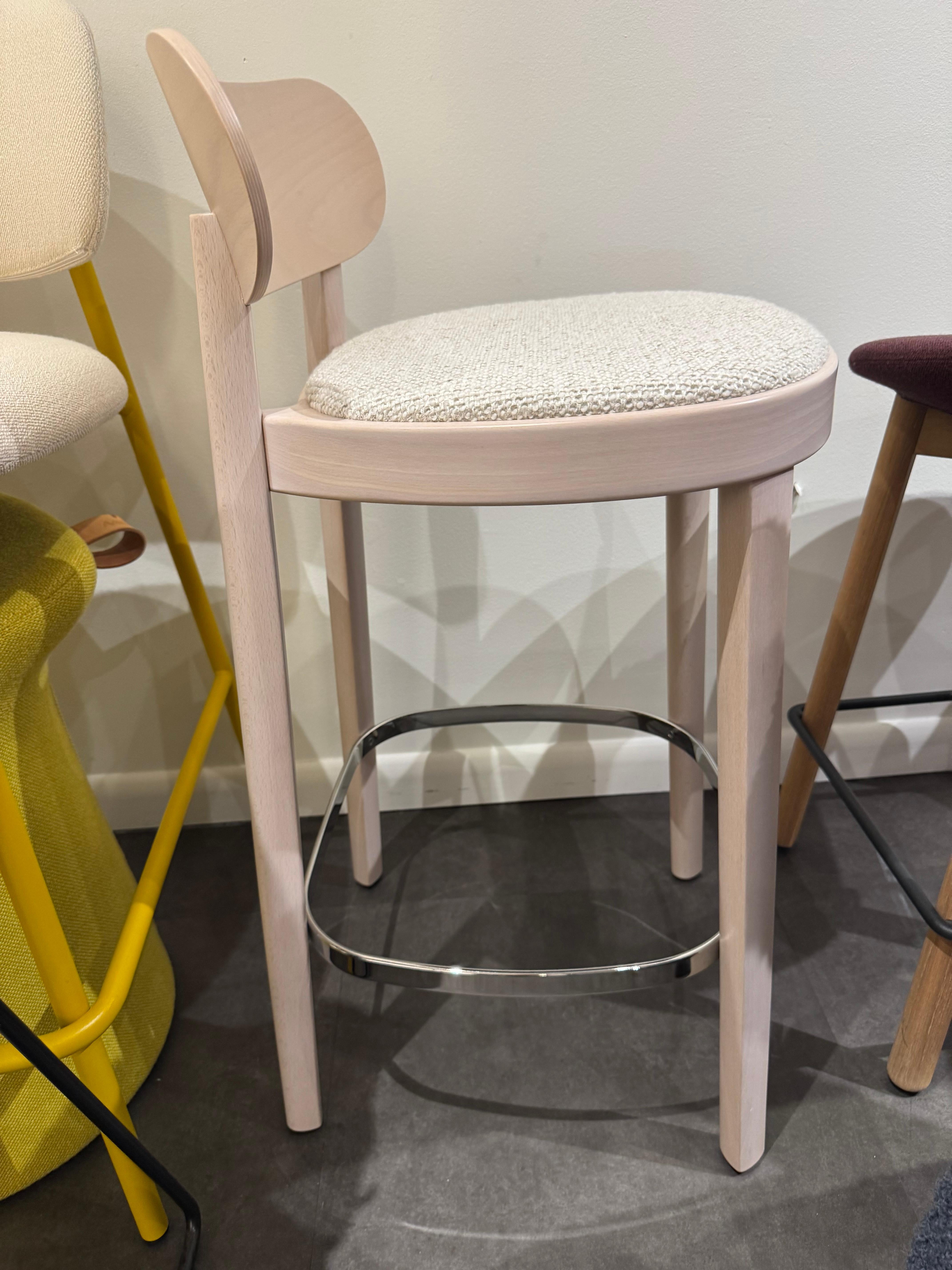 Thonet 118 SPHT Stool Designed by Sebastian Herkner in Stock In Excellent Condition For Sale In New York, NY