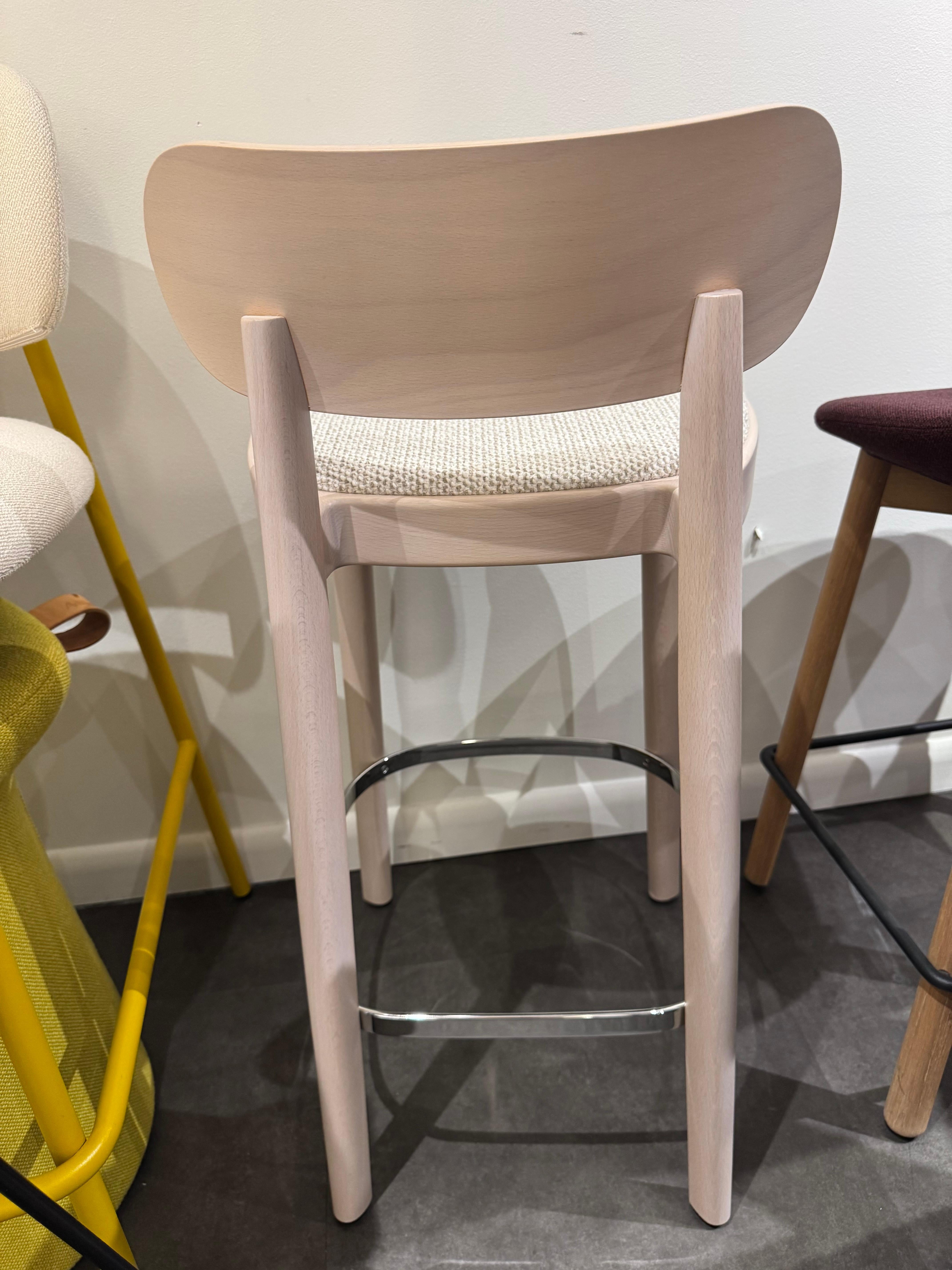 Fabric Thonet 118 SPHT Stool Designed by Sebastian Herkner in Stock For Sale