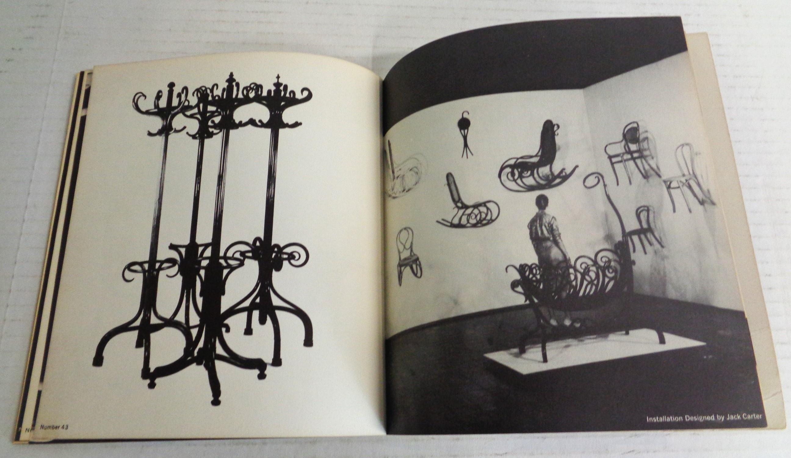 Thonet 19th C. Bentwood Furniture - UCLA Art Galleries Exhibition Catalog 1961 For Sale 5