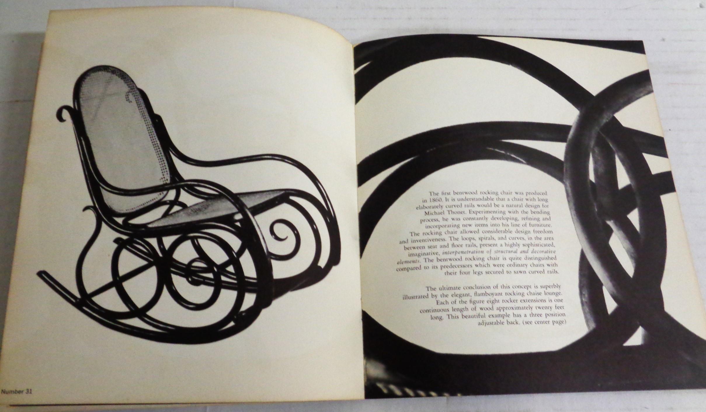 Paper Thonet 19th C. Bentwood Furniture - UCLA Art Galleries Exhibition Catalog 1961 For Sale