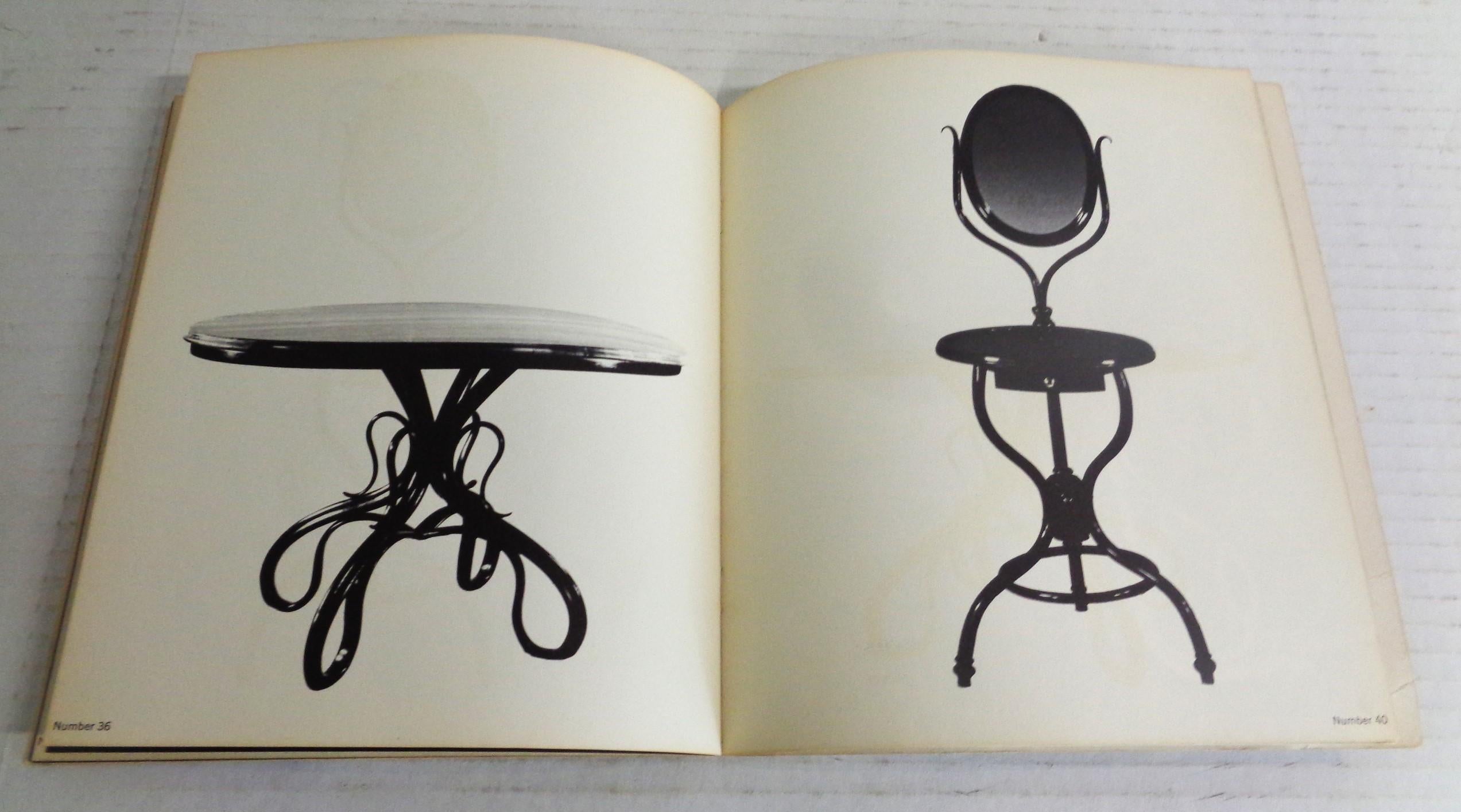 Thonet 19th C. Bentwood Furniture - UCLA Art Galleries Exhibition Catalog 1961 For Sale 3