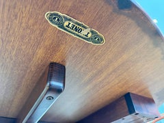 Thonet 209 fauteuils en bois cintré avec table de salle à manger ronde extensible mi-siècle