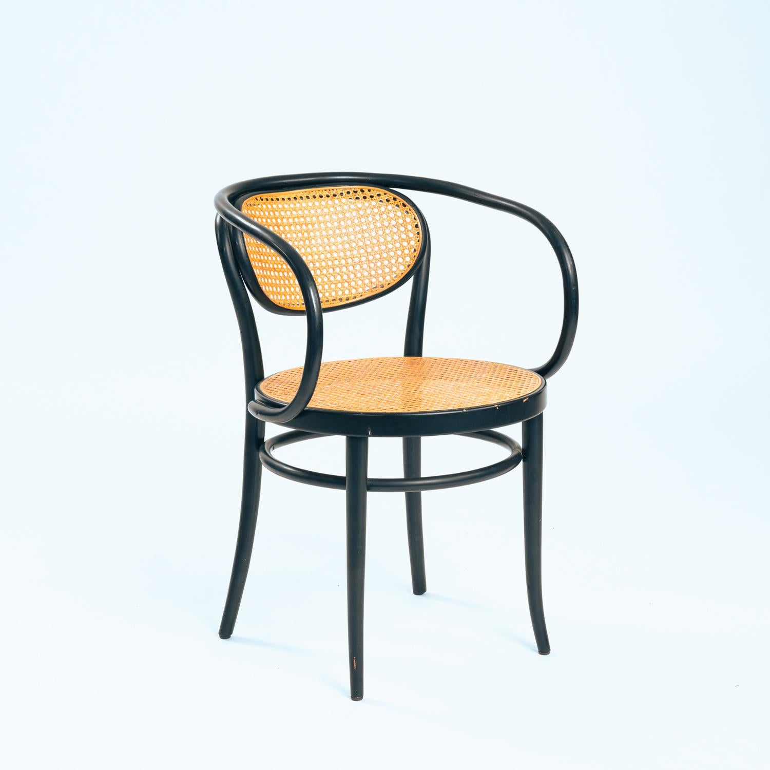 Thonet 210R & 214RF chaises à sangles en hêtre courbé, set de 2 en vente 3