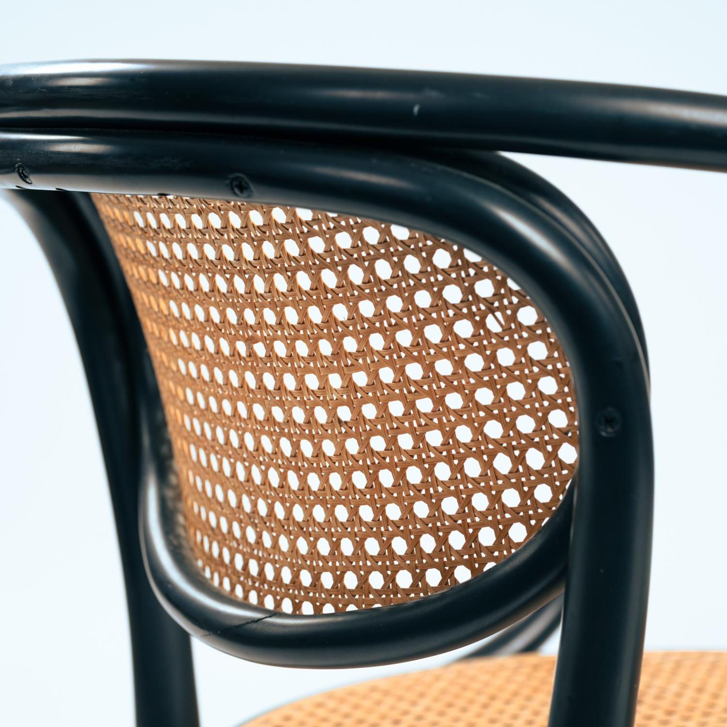 Thonet 210R & 214RF chaises à sangles en hêtre courbé, set de 2 en vente 10