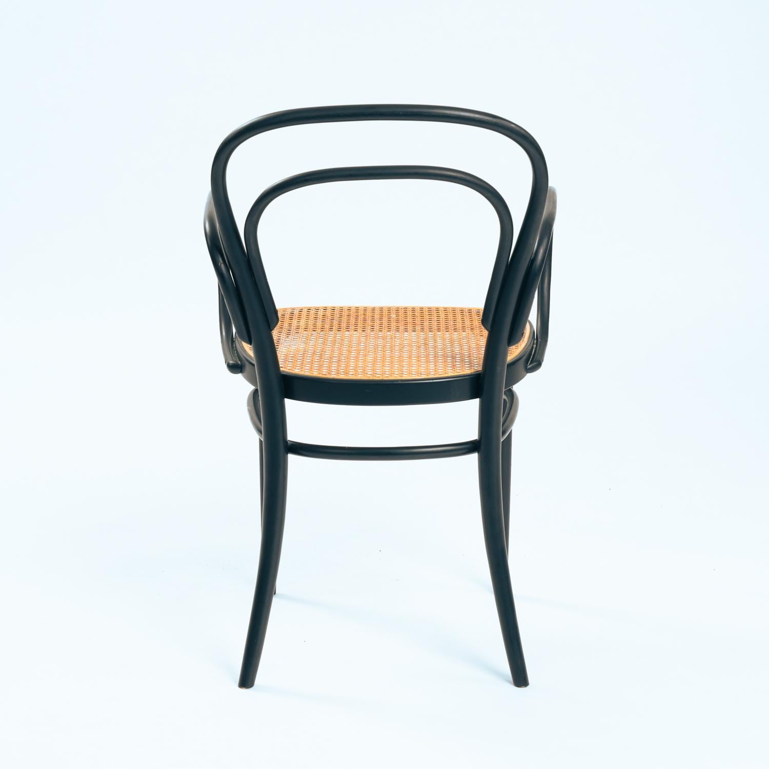 Bauhaus Thonet 210R & 214RF chaises à sangles en hêtre courbé, set de 2 en vente