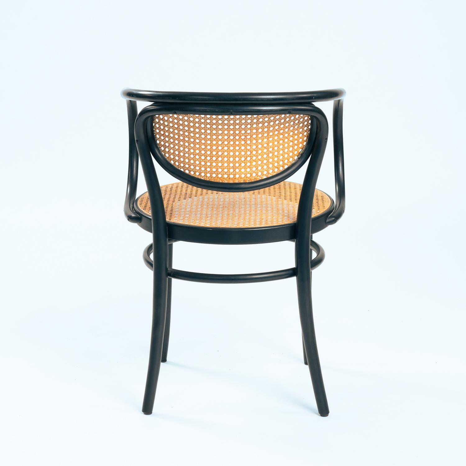 Hêtre Thonet 210R & 214RF chaises à sangles en hêtre courbé, set de 2 en vente