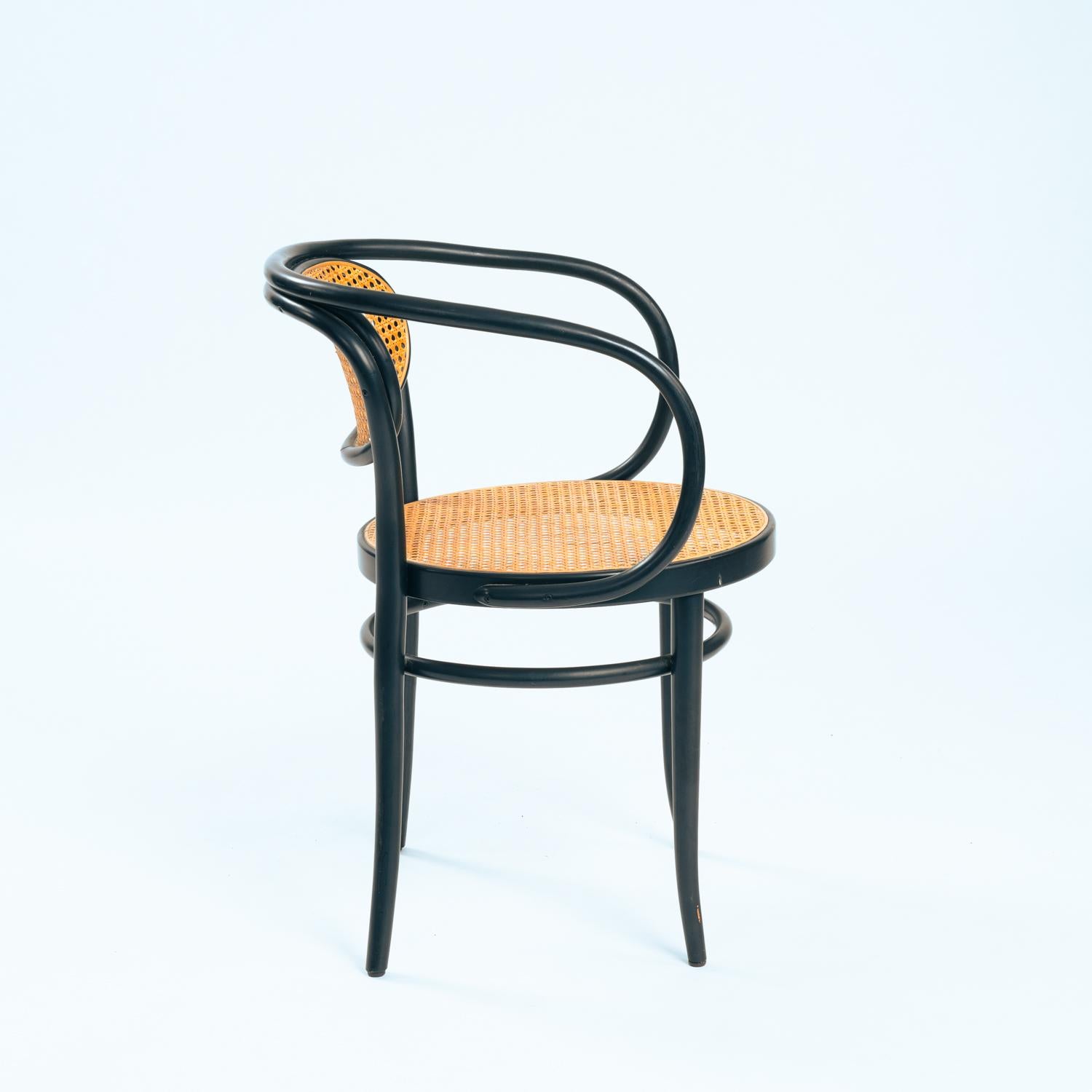 Thonet 210R & 214RF chaises à sangles en hêtre courbé, set de 2 en vente 2