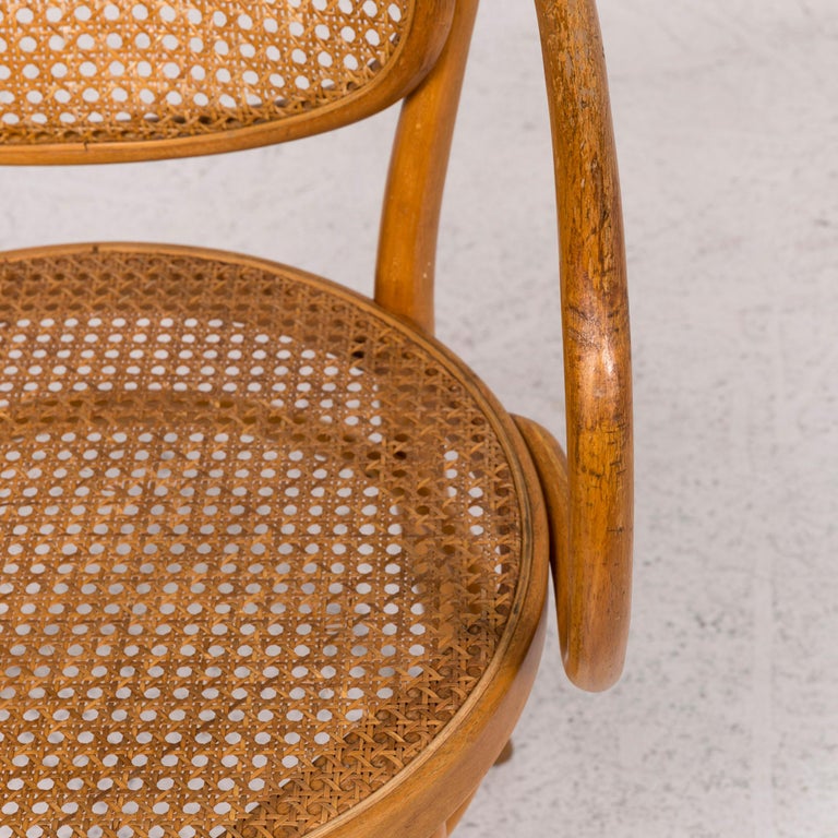 Thonet 210R Wood Rattan Chair at 1stDibs | thonet rattan chair, thonet wicker chair, rattan 