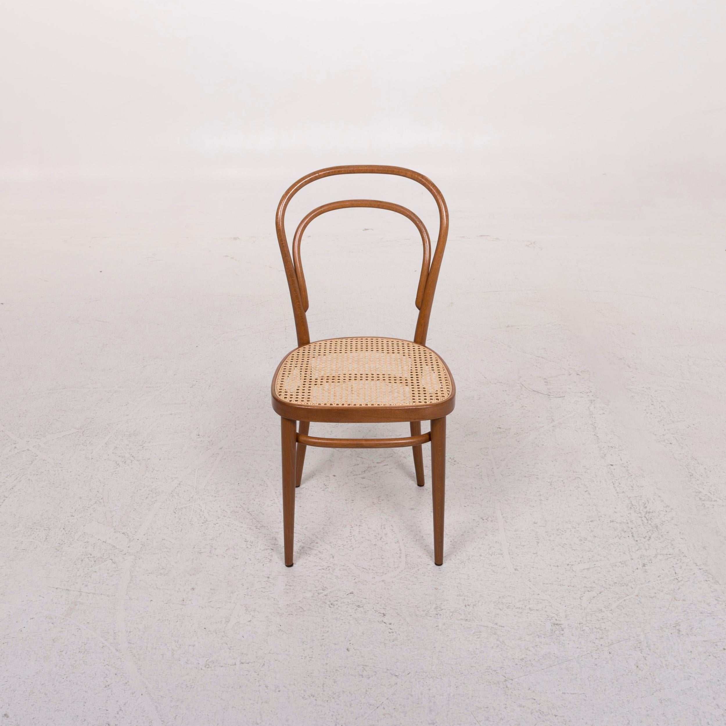 Contemporary Thonet 214 Wood Chair Brown