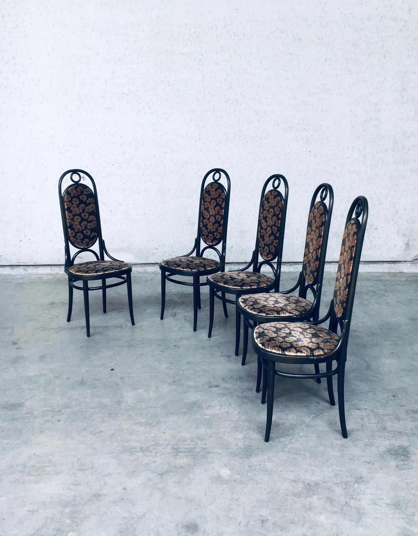 Thonet 79 Modell 207R „Long John“ Esszimmerstühle, 1979 (Deutsch) im Angebot