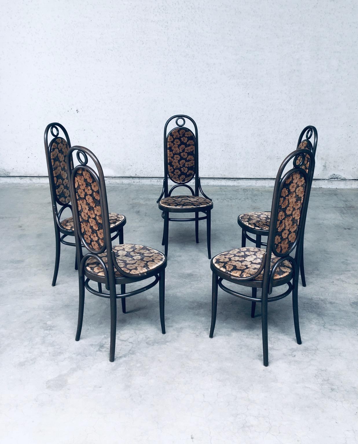 Thonet 79 Modell 207R „Long John“ Esszimmerstühle, 1979 (Ende des 20. Jahrhunderts) im Angebot