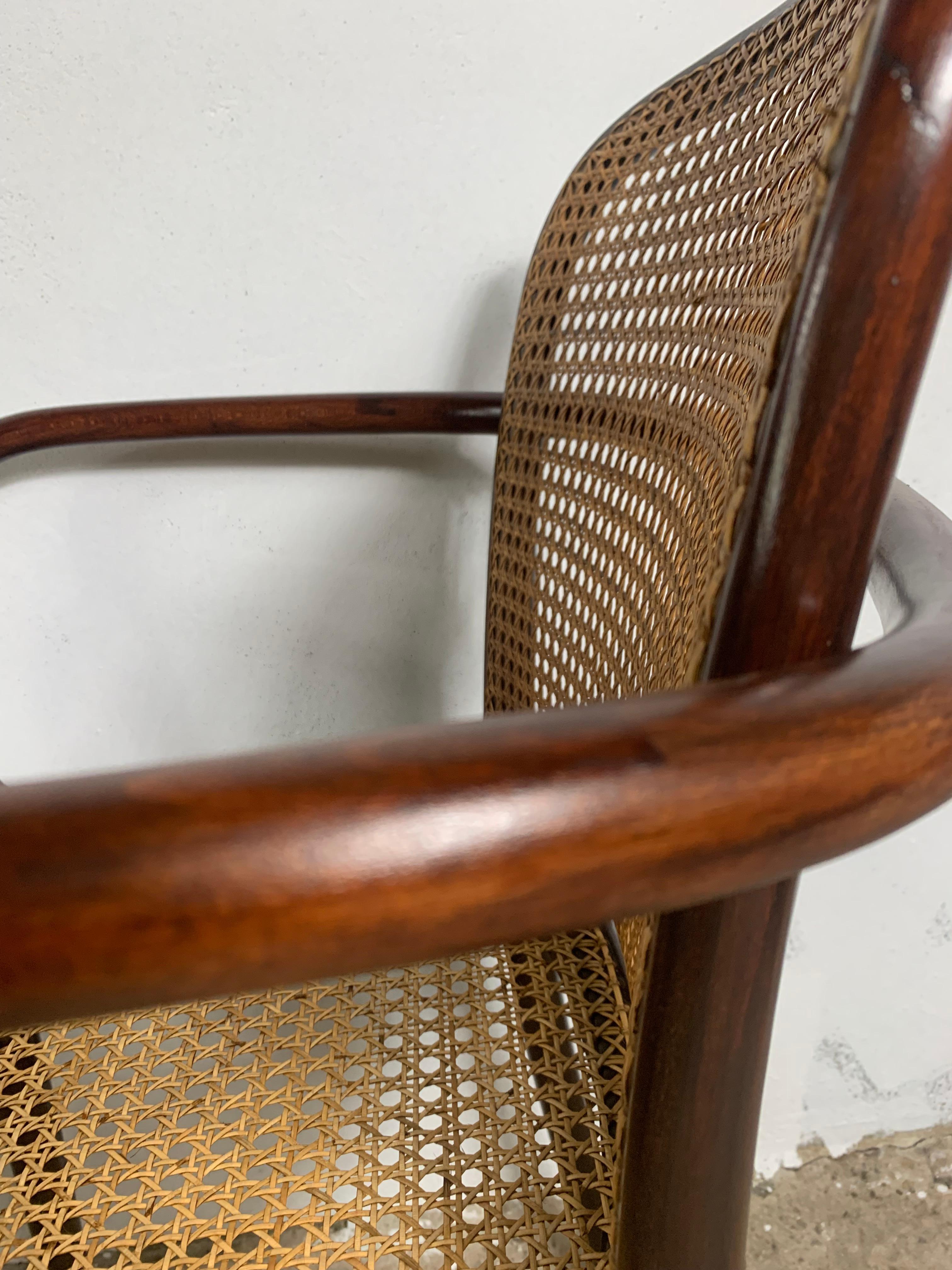 Thonet A811, 1930s, Rattan, Vintage - set of 2 For Sale 7
