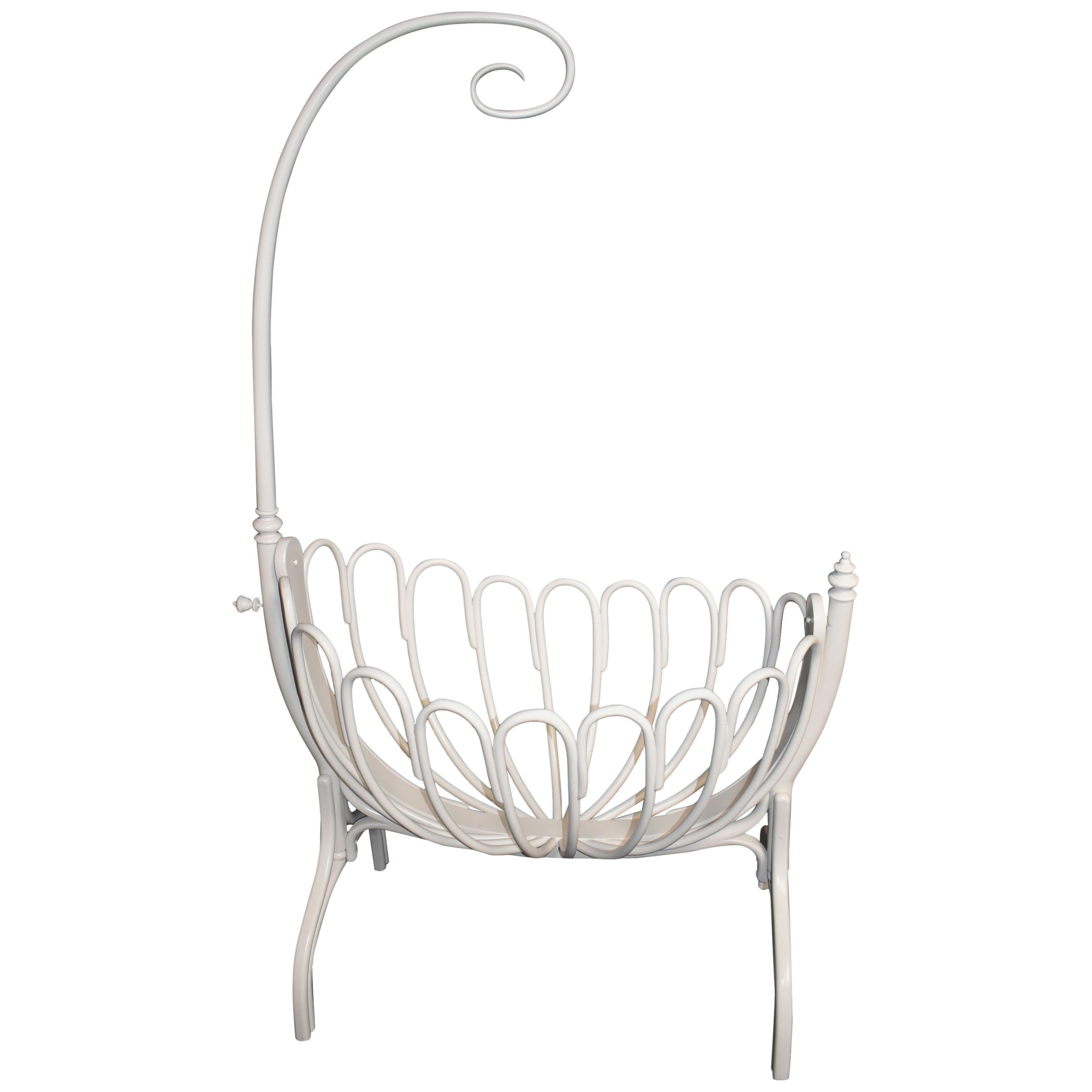 Thonet Antique Bentwood Cradle, Early 1900s For Sale