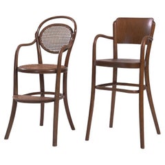 Michael Thonet antique childrens chair, set of 2