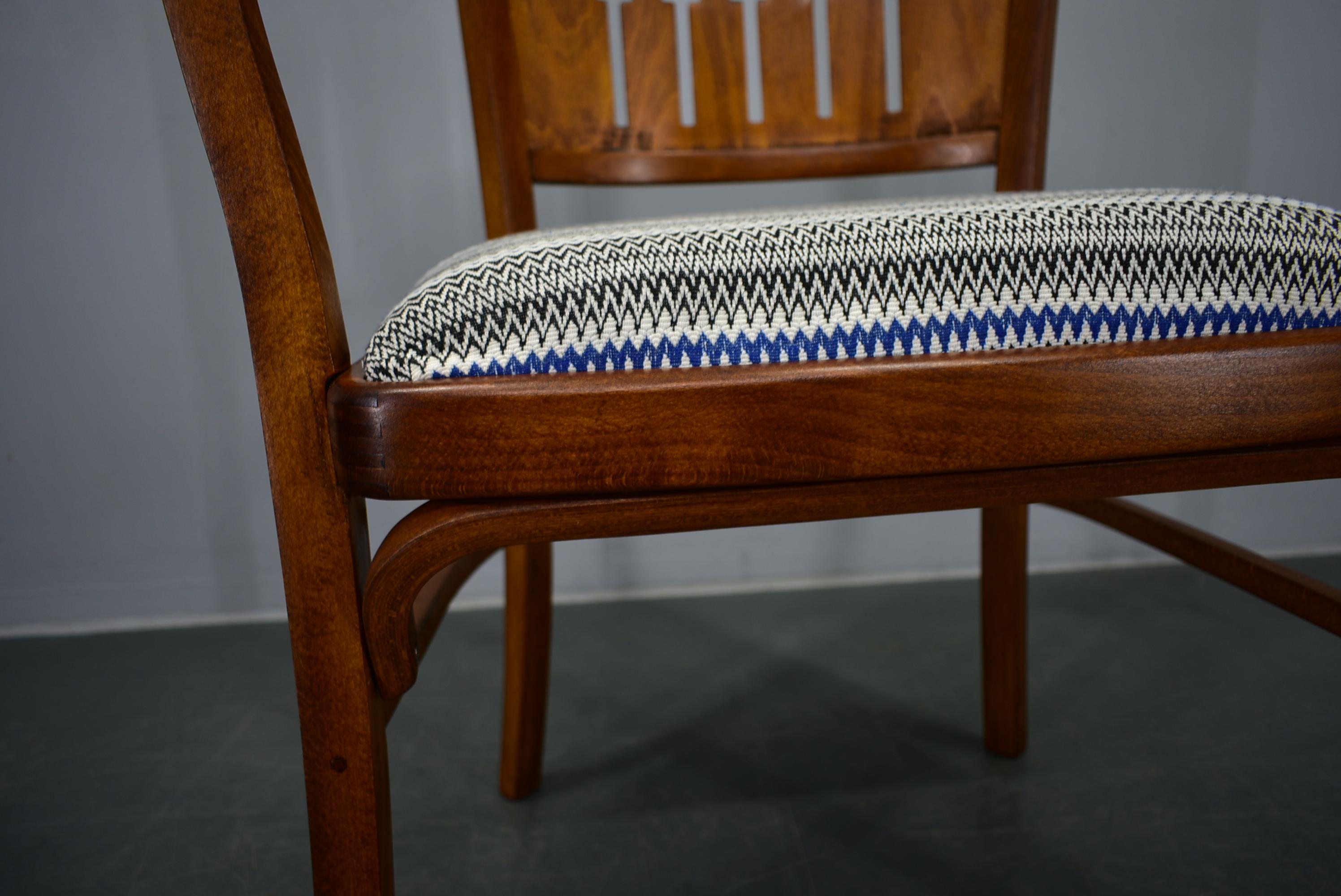 Art Deco Thonet armchair by Otto Wagner, 1910s For Sale