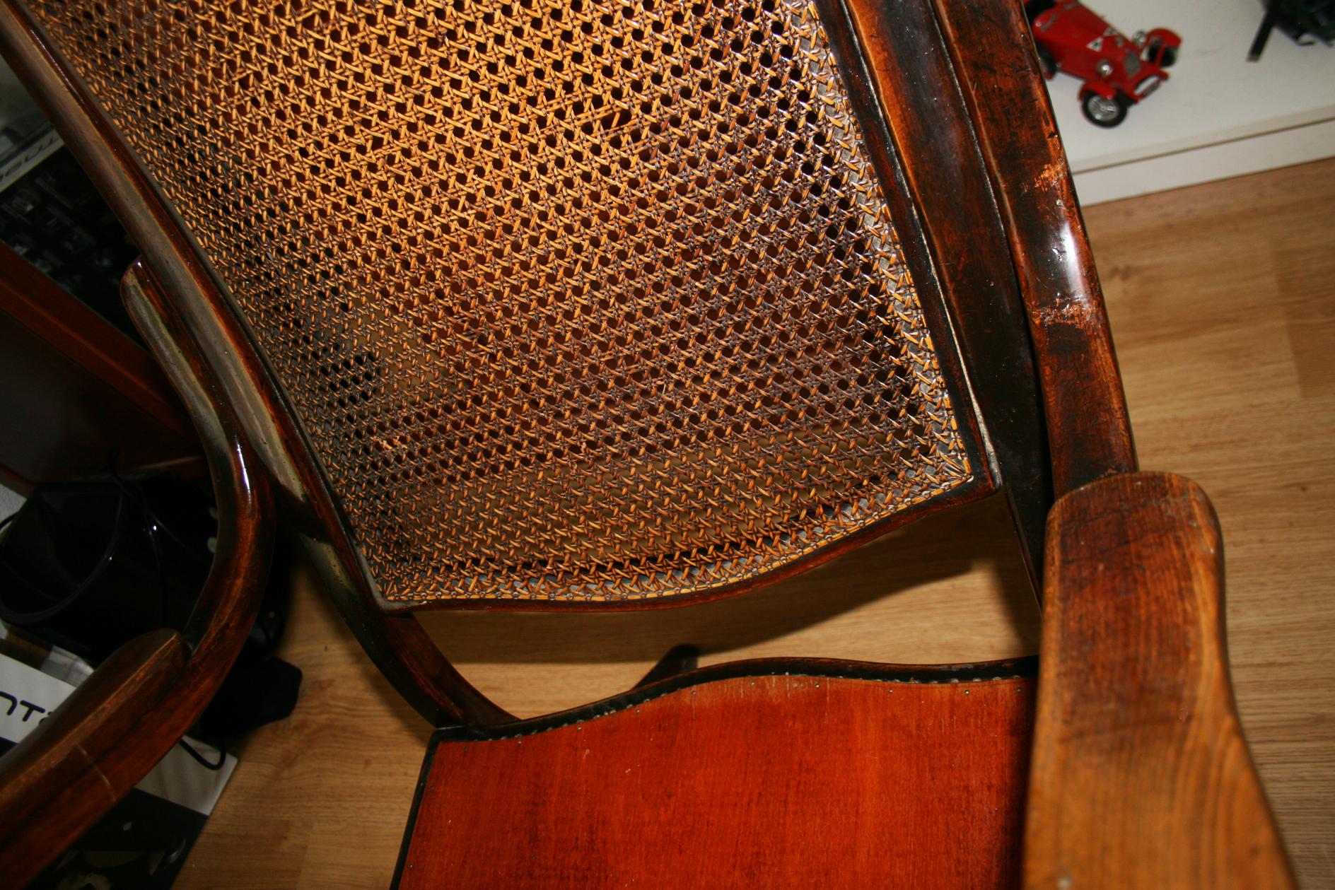 Thonet Armchair N 6351 High Backrest with Viennese Straw, 19th Century 9