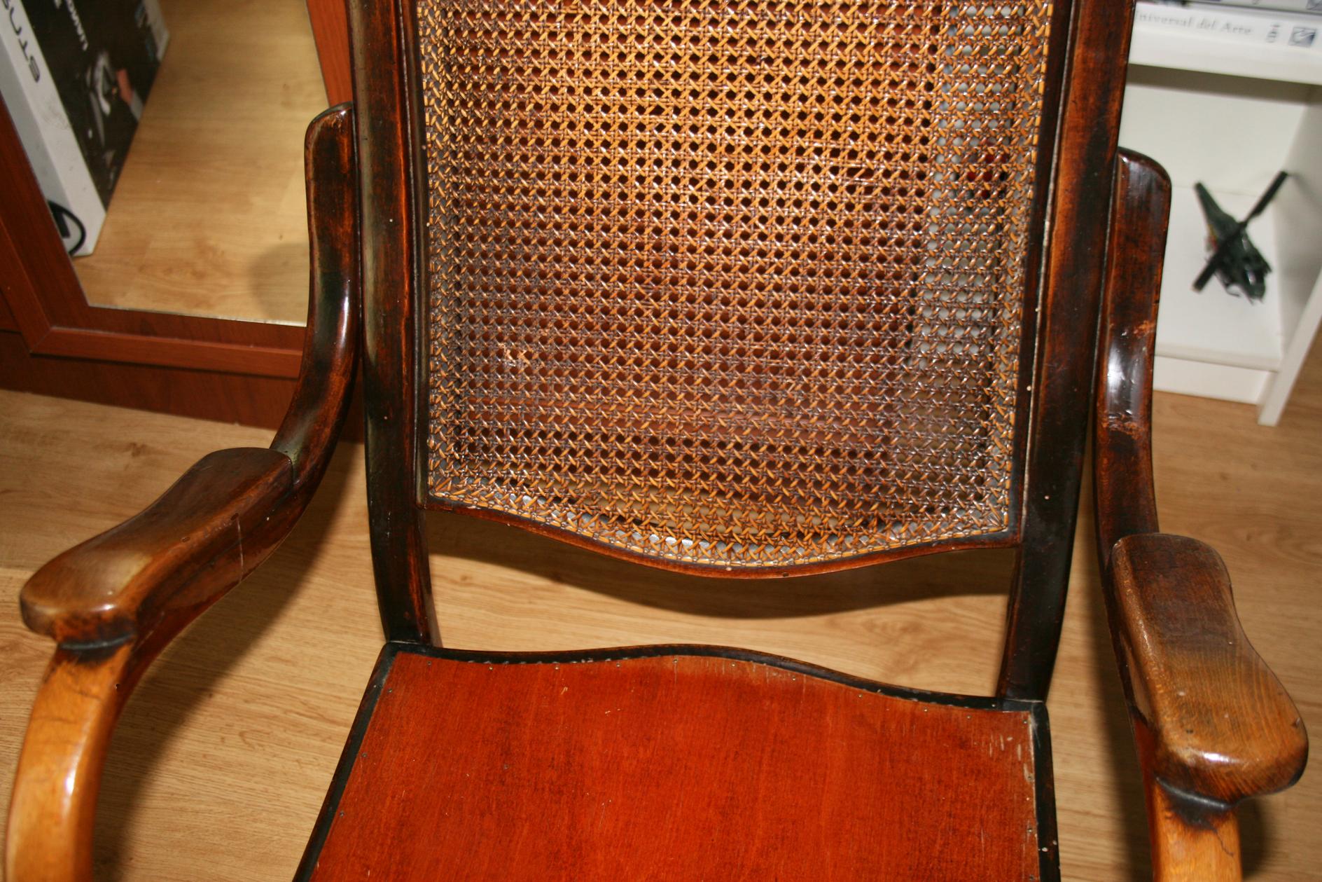 Thonet Armchair N 6351 High Backrest with Viennese Straw, 19th Century 2