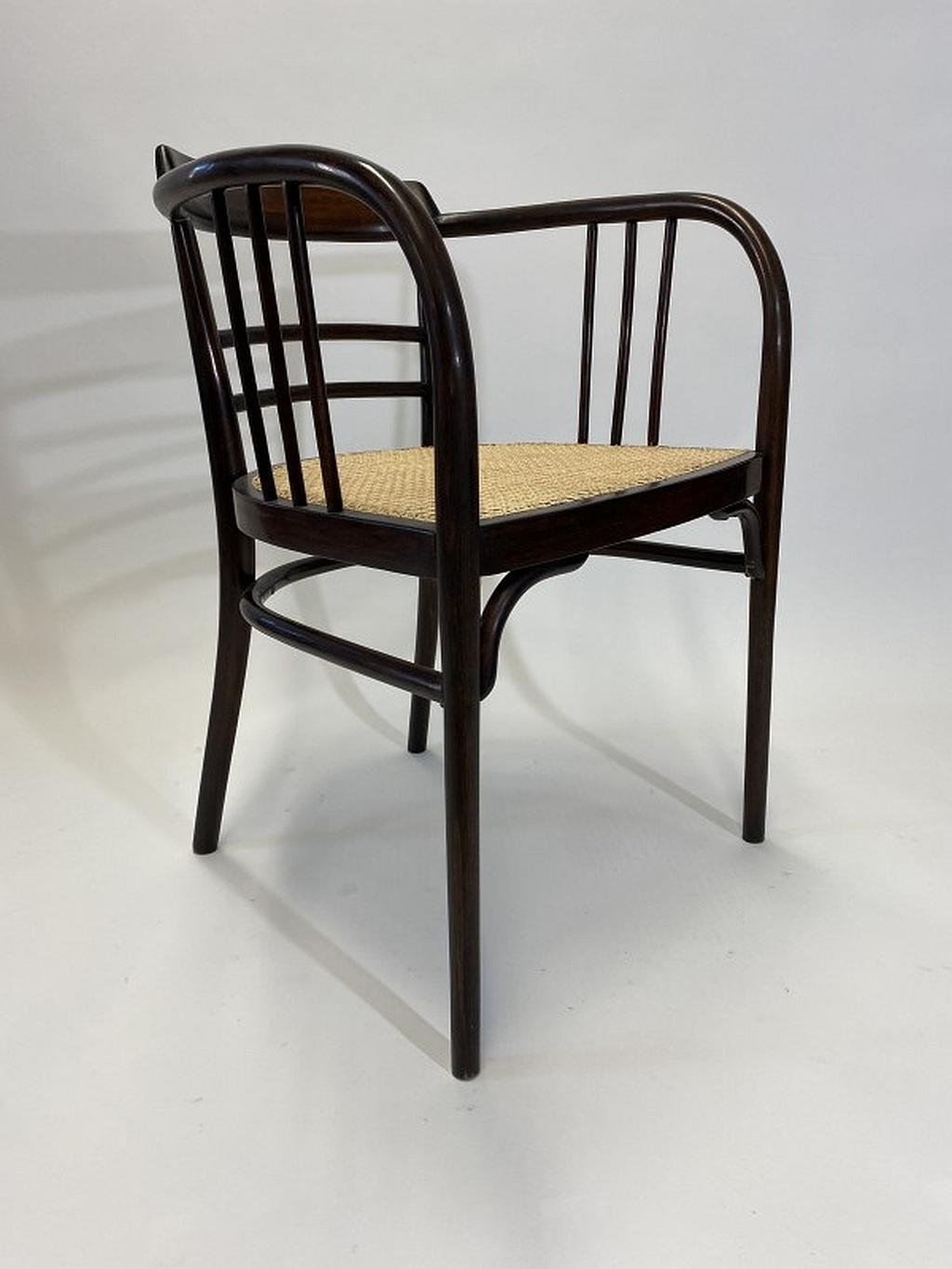 Vienna Secession Thonet Armchairs by Otto Wagner No.93