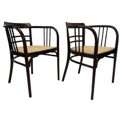 Fauteuils Thonet d'Otto Wagner n° 93