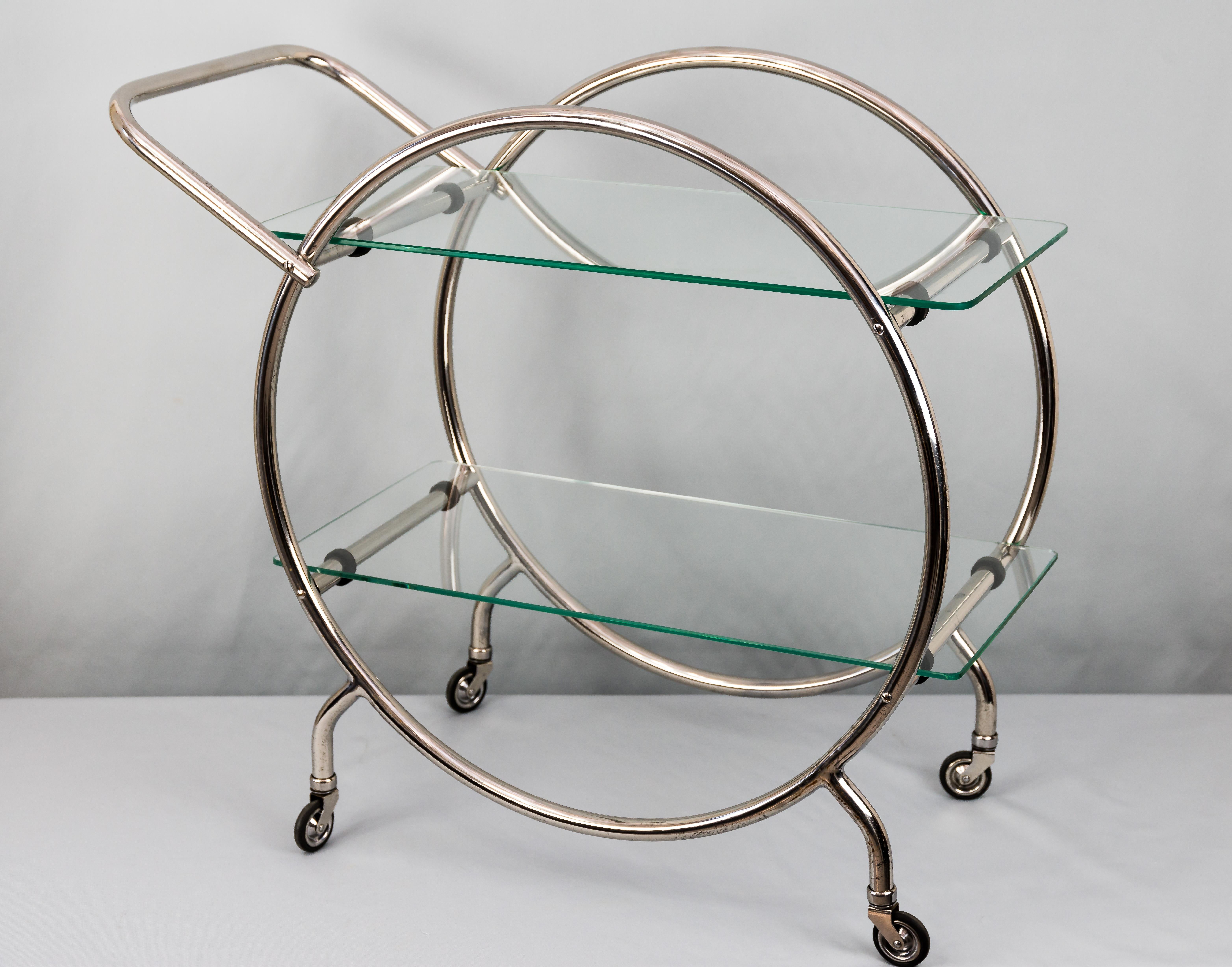 Thonet Art Deco Bar Cart In Good Condition In Wien, AT