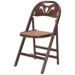 Thonet Art Deco Folding Chair, 1930