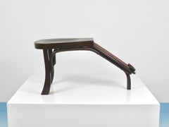 Taburete o limpiabotas Thonet Art Nouveau de madera curvada, Viena, Austria, 1900