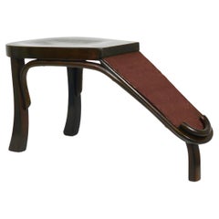 Thonet Jugendstil-Bugholz-Schuhputz- oder Anprobehocker, Wien, Österreich, 1900