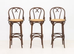 Thonet Attr. Bentwood Bar Stools, 3