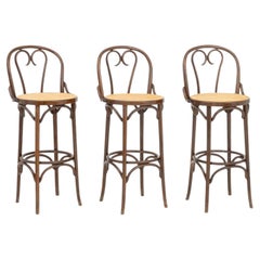 Thonet Attr. Bentwood Bar Stools, 3