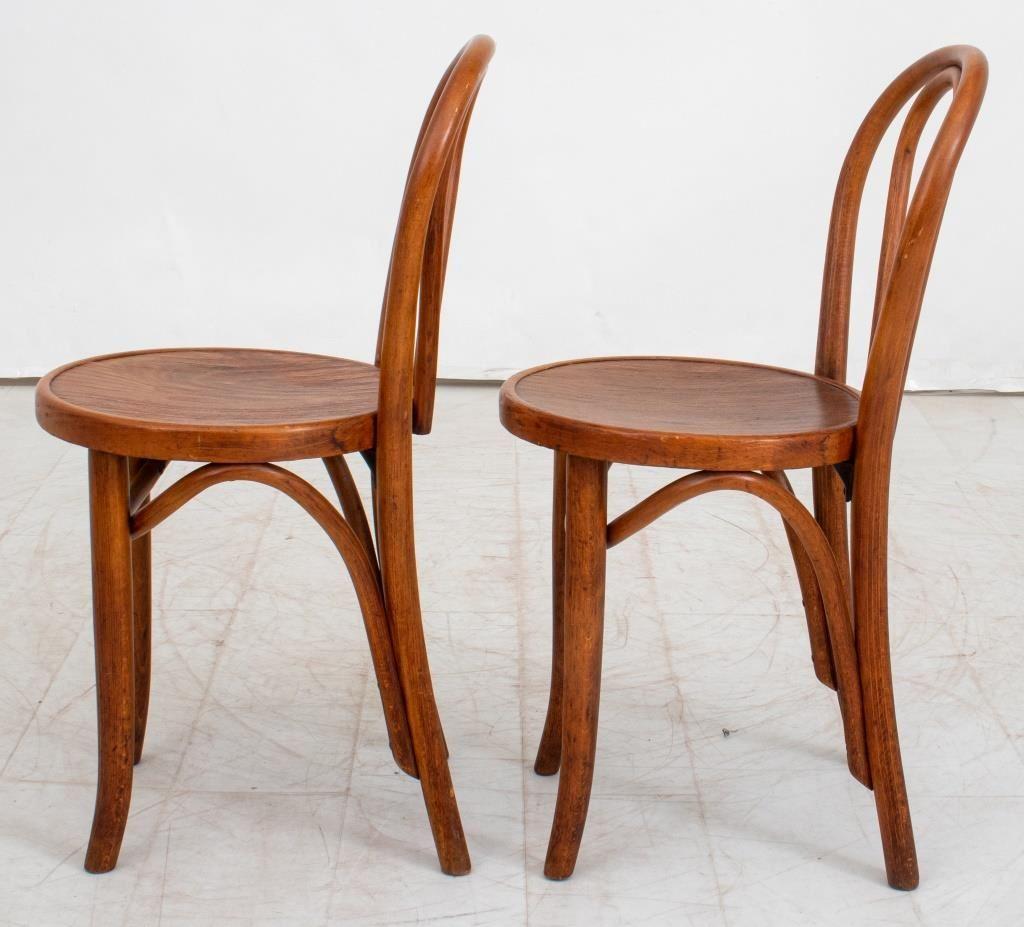 Thonet Attr. Bentwood Side Chairs, Pair 1