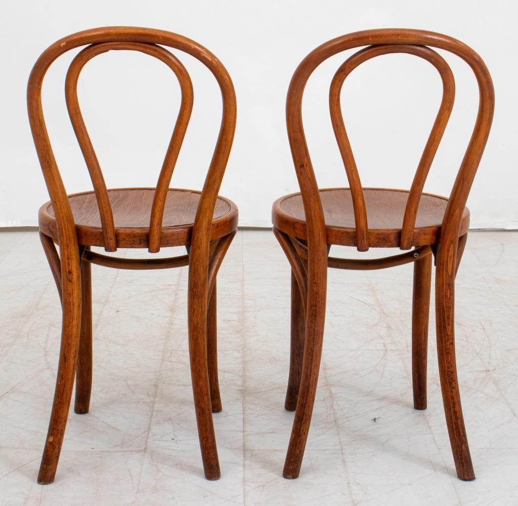Thonet Attr. Bentwood Side Chairs, Pair 2