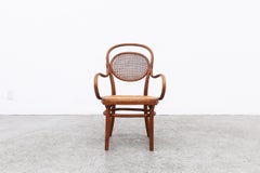 Authentic Thonet No. 11 ½  Caned Bistro Arm Chair, 1881-1919