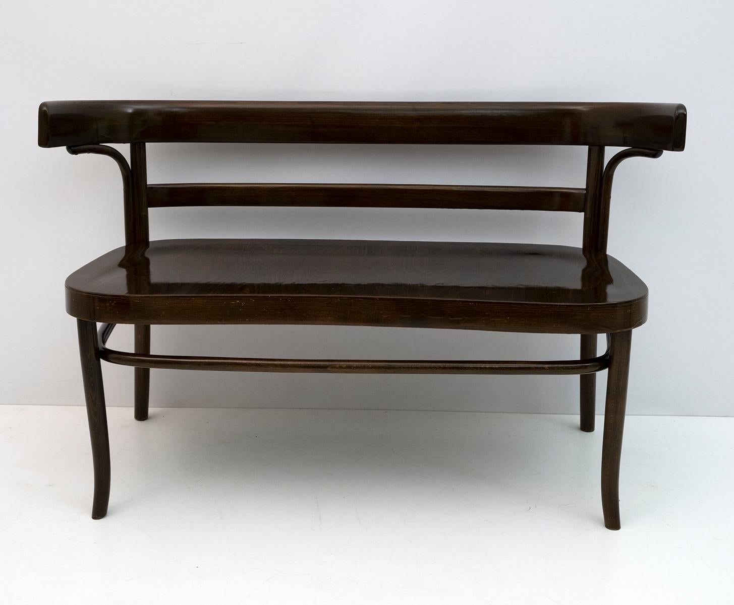 curved loveseat bench