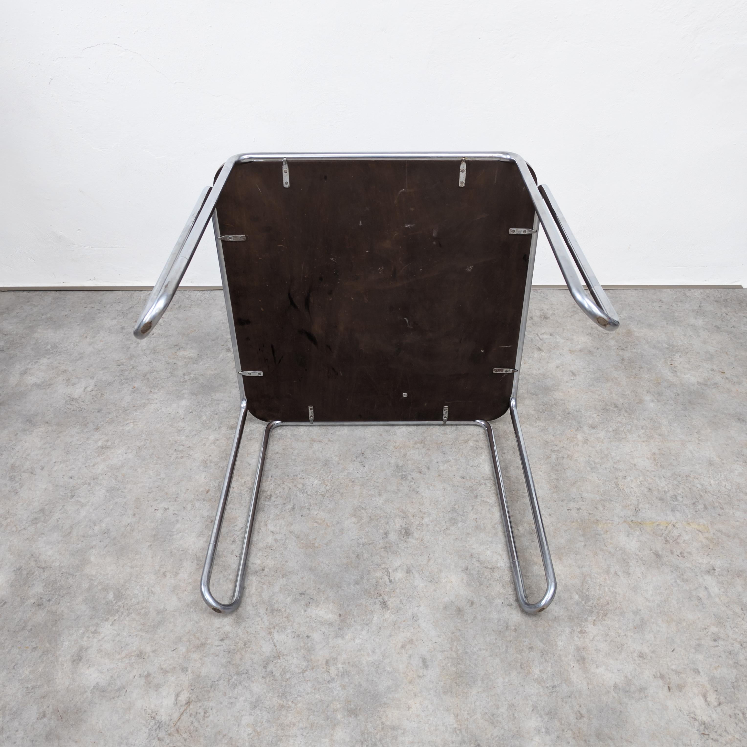 Thonet B 10 Stahltisch aus Stahlrohr von Marcel Breuer  im Angebot 4