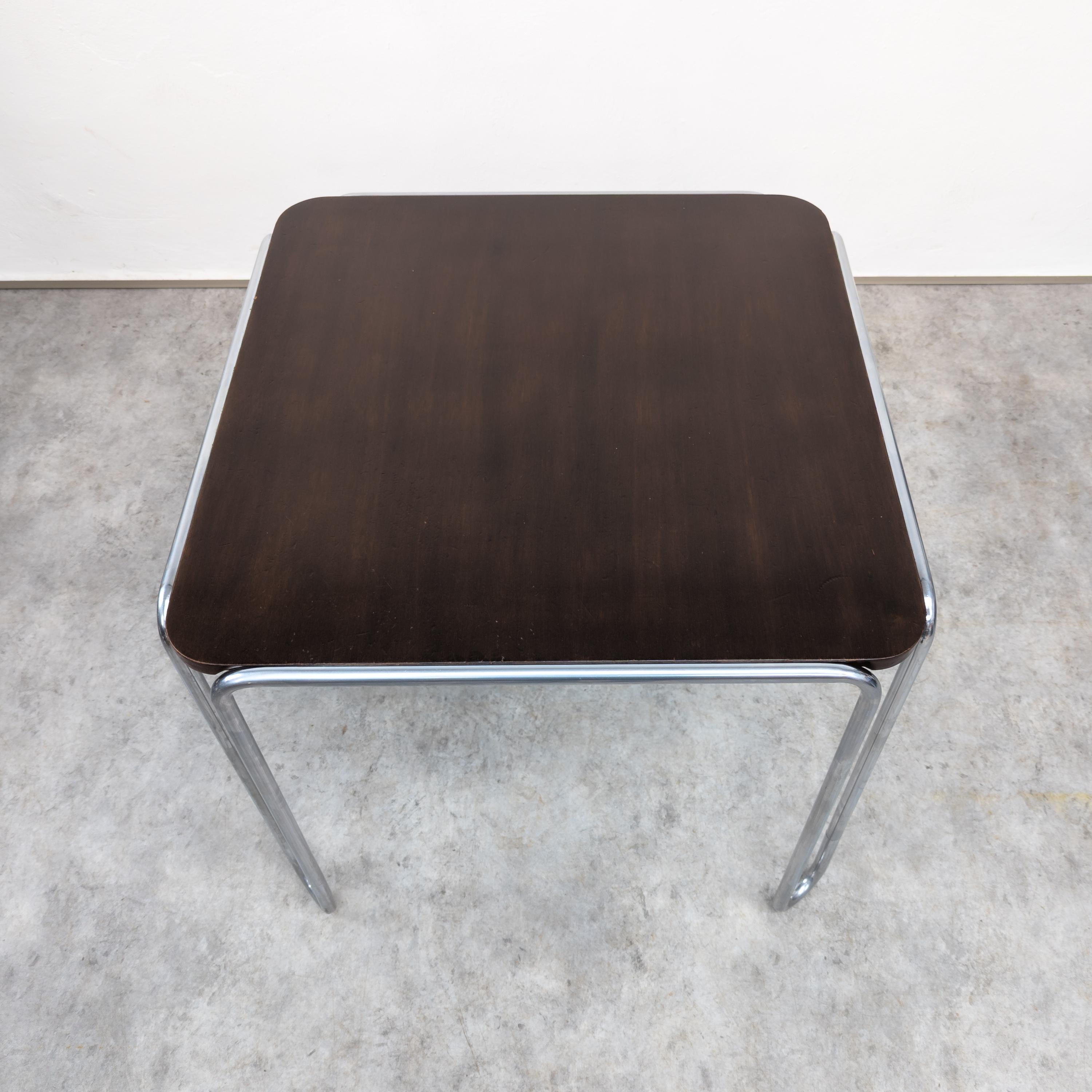 Thonet B 10 tubular steel table by Marcel Breuer  For Sale 1