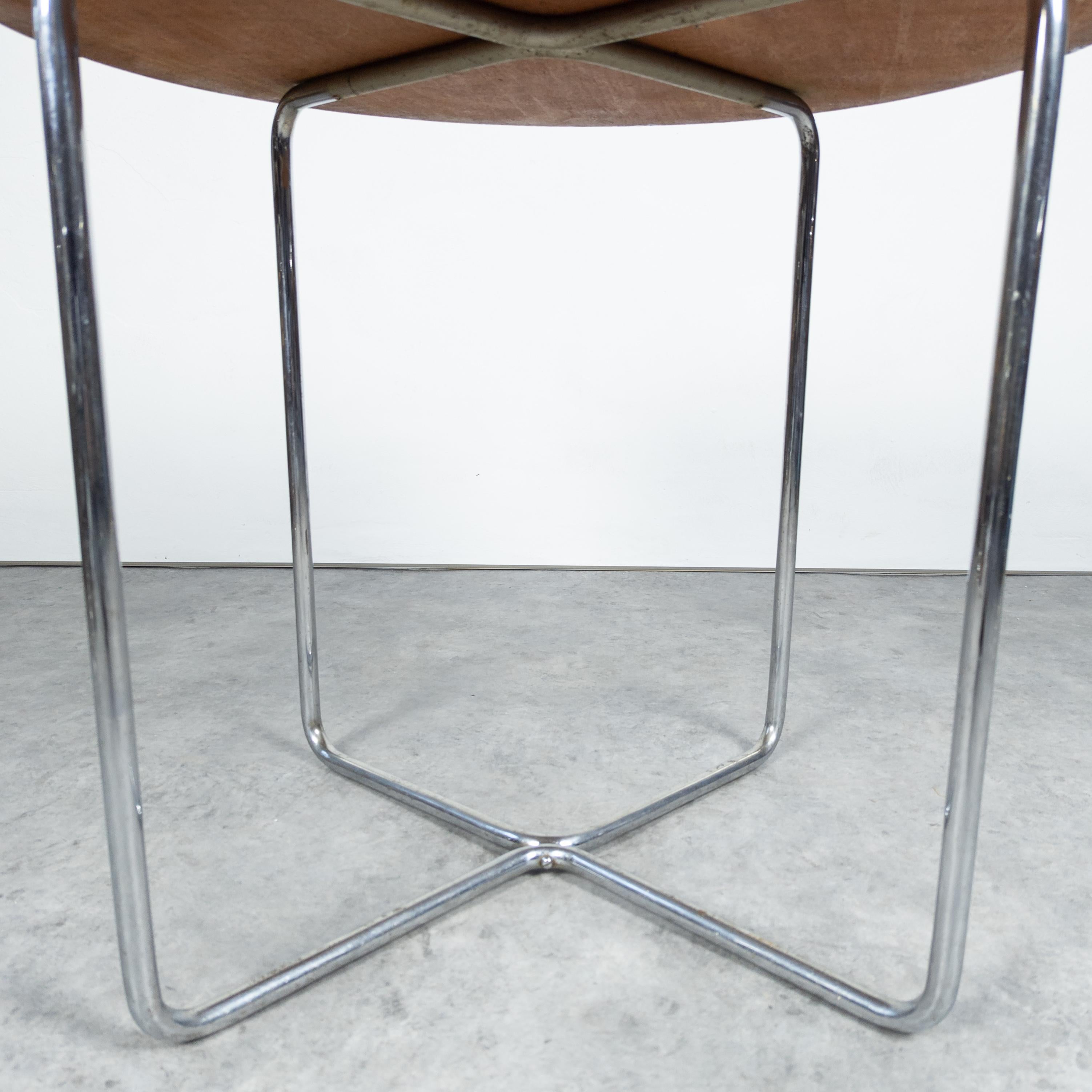 Thonet B 27 Tubular Steel Table by Marcel Breuer In Good Condition For Sale In PRAHA 5, CZ