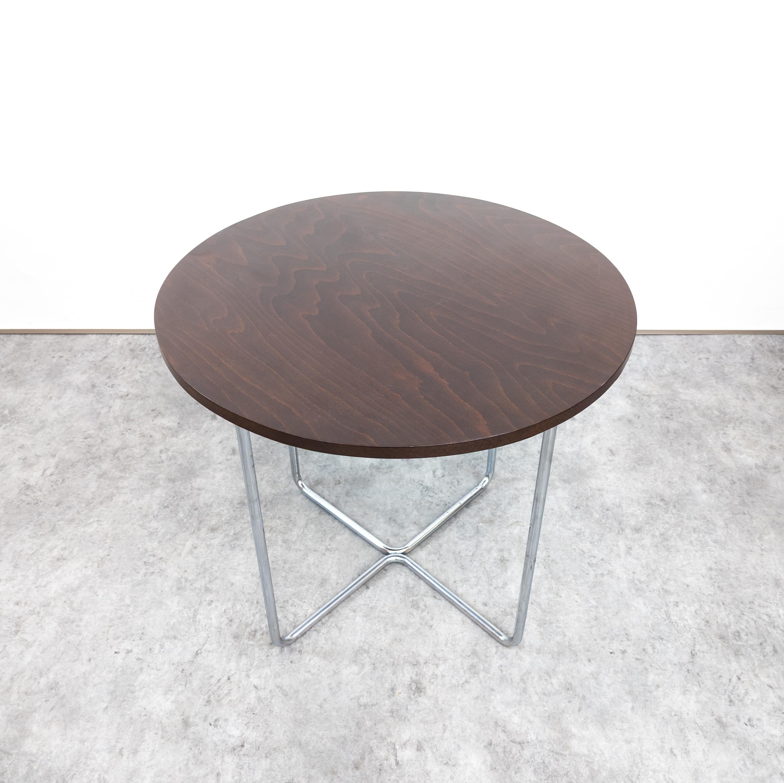 Lacquered Thonet B 27 Tubular Steel Table by Marcel Breuer Variant from Slezák
