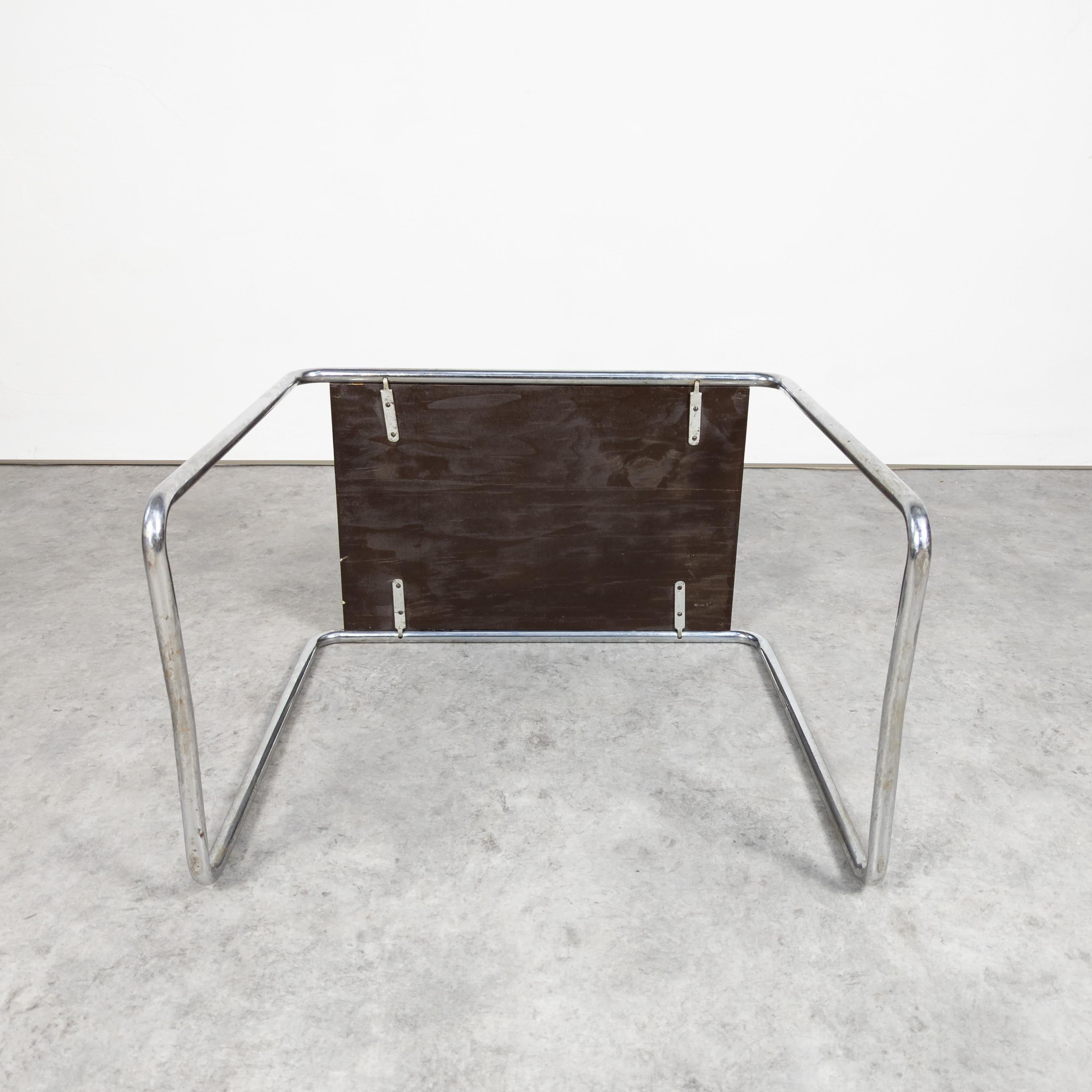 Steel Thonet B 9 Table by Marcel Breuer For Sale