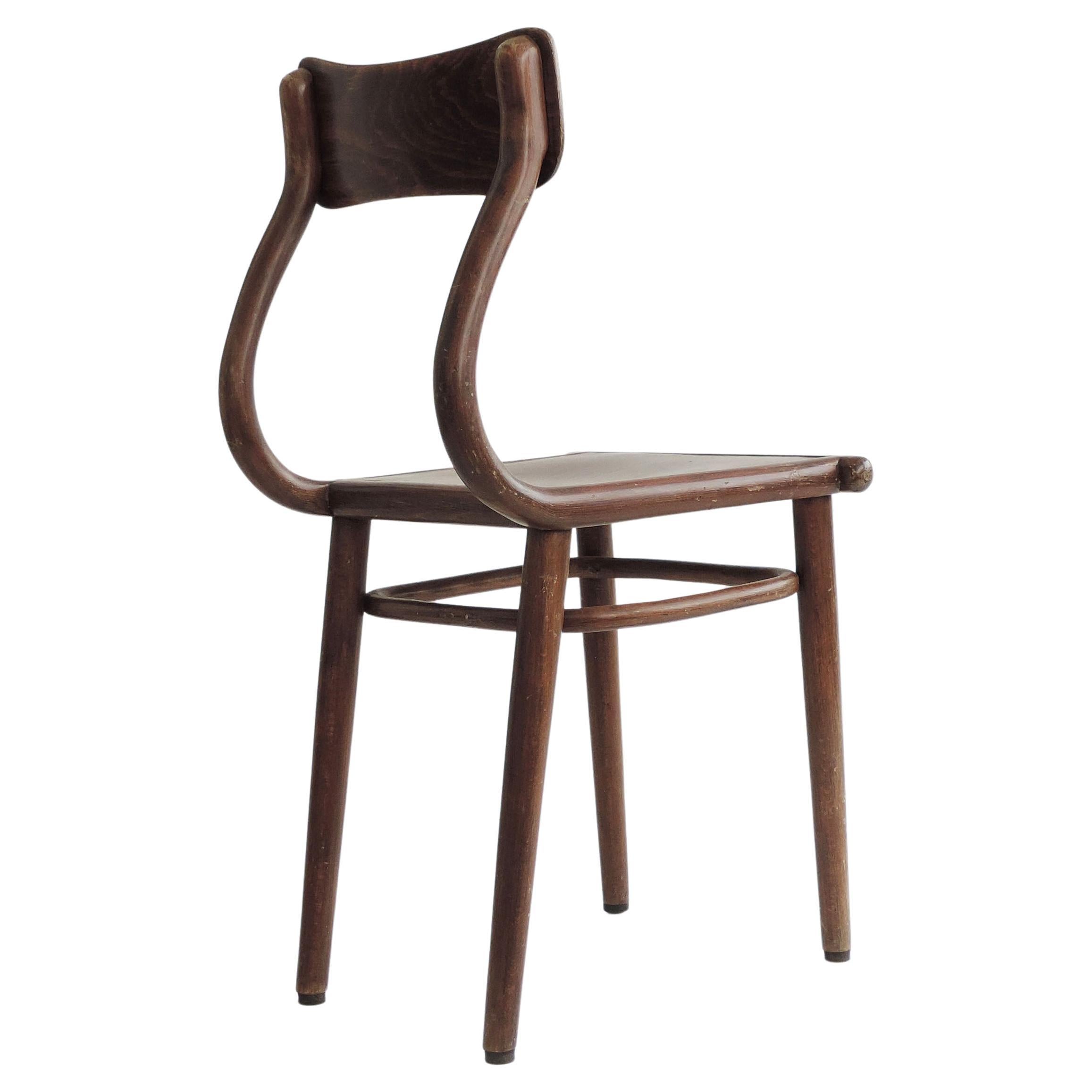 B791 Desk Chair in Bent Wood, Austria, 1930s at 1stDibs