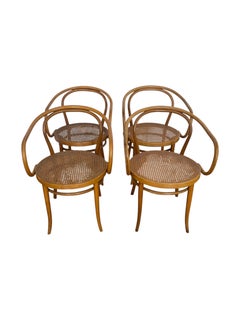 Thonet B9 Bentwood Armchairs by Stendig