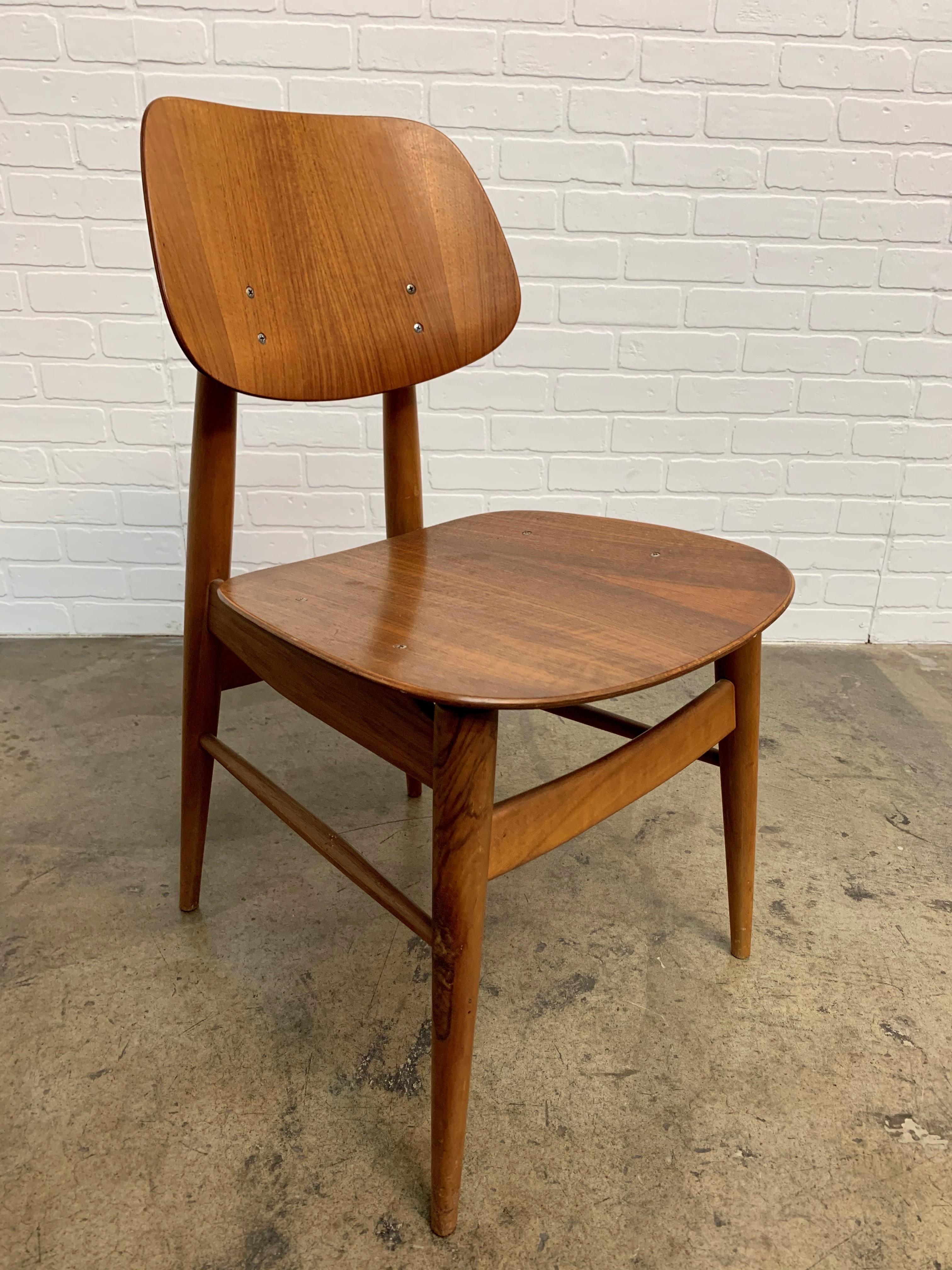 Thonet Bent Walnut Plywood Chairs 2