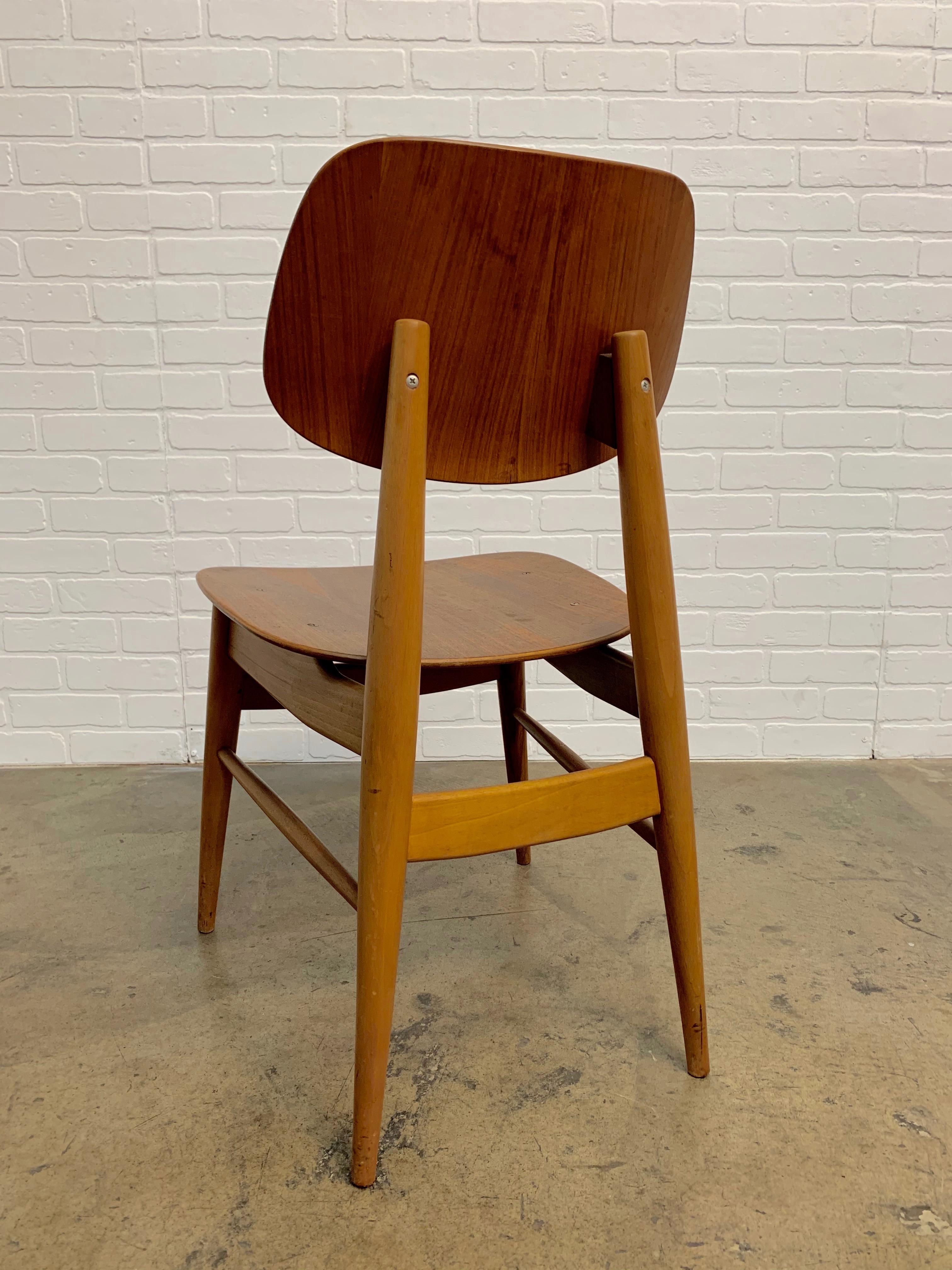 Thonet Bent Walnut Plywood Chairs 3
