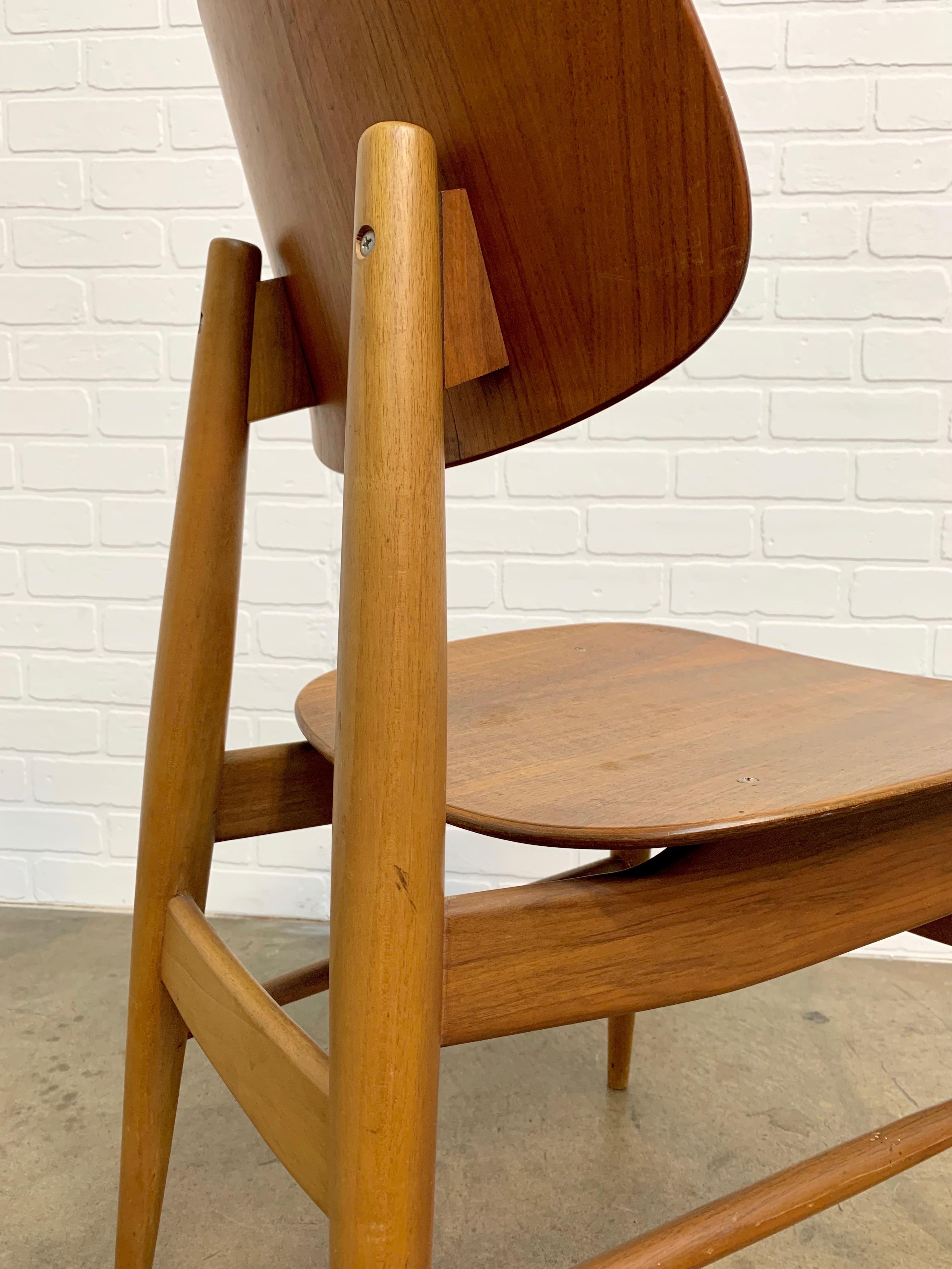 Wood Thonet Bent Walnut Plywood Chairs