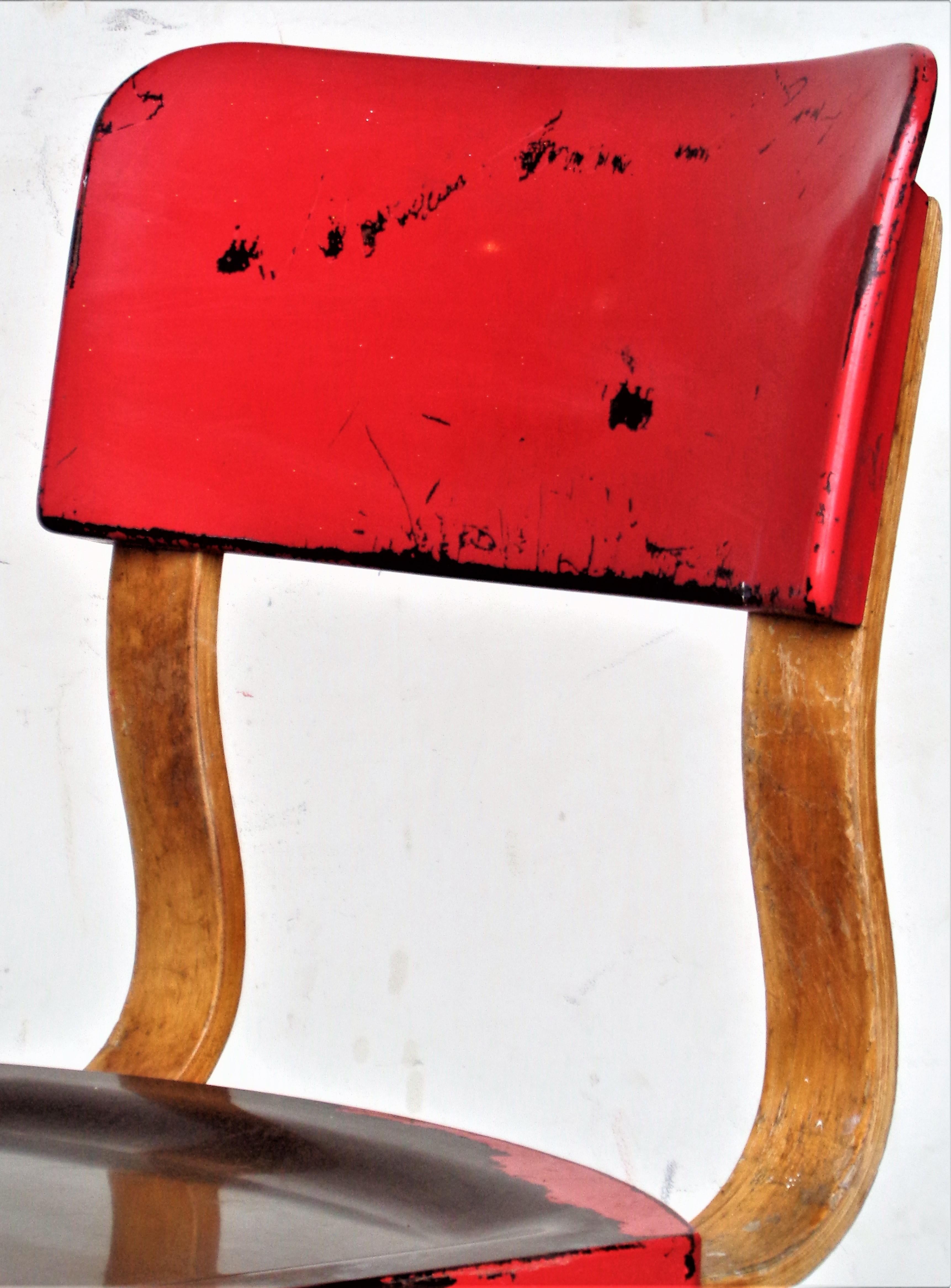 Bauhaus Thonet Bentwood and Bakelite Chairs, 1930's