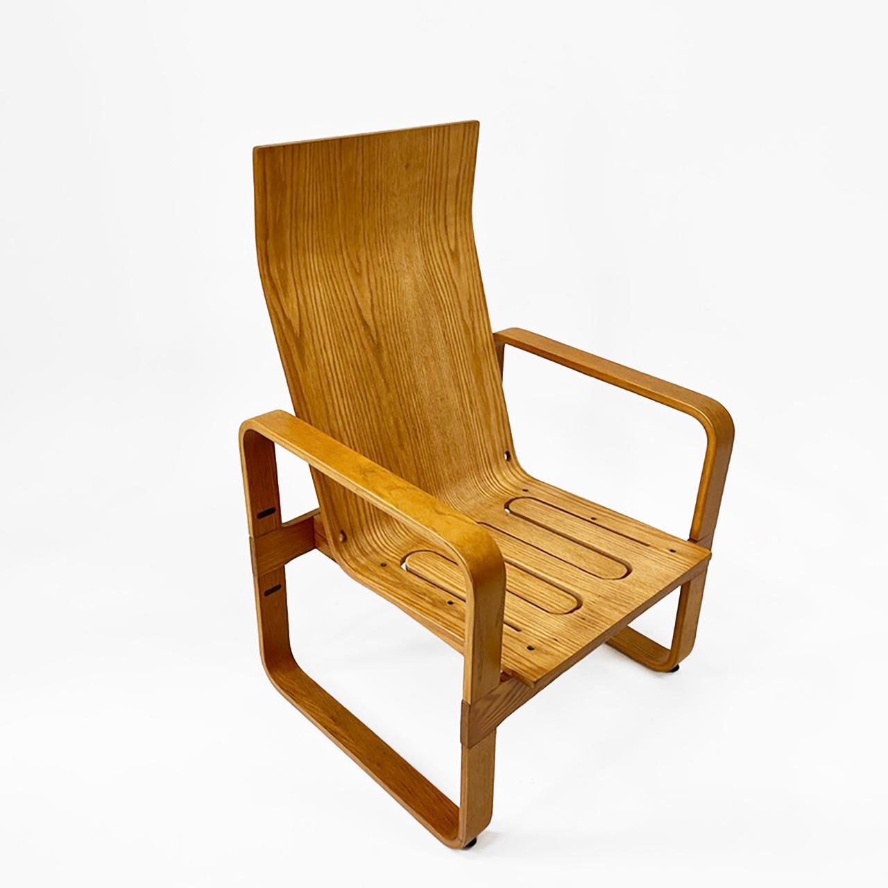 Thonet bentwood maplewood arm chair circa 1970s. Labeled.