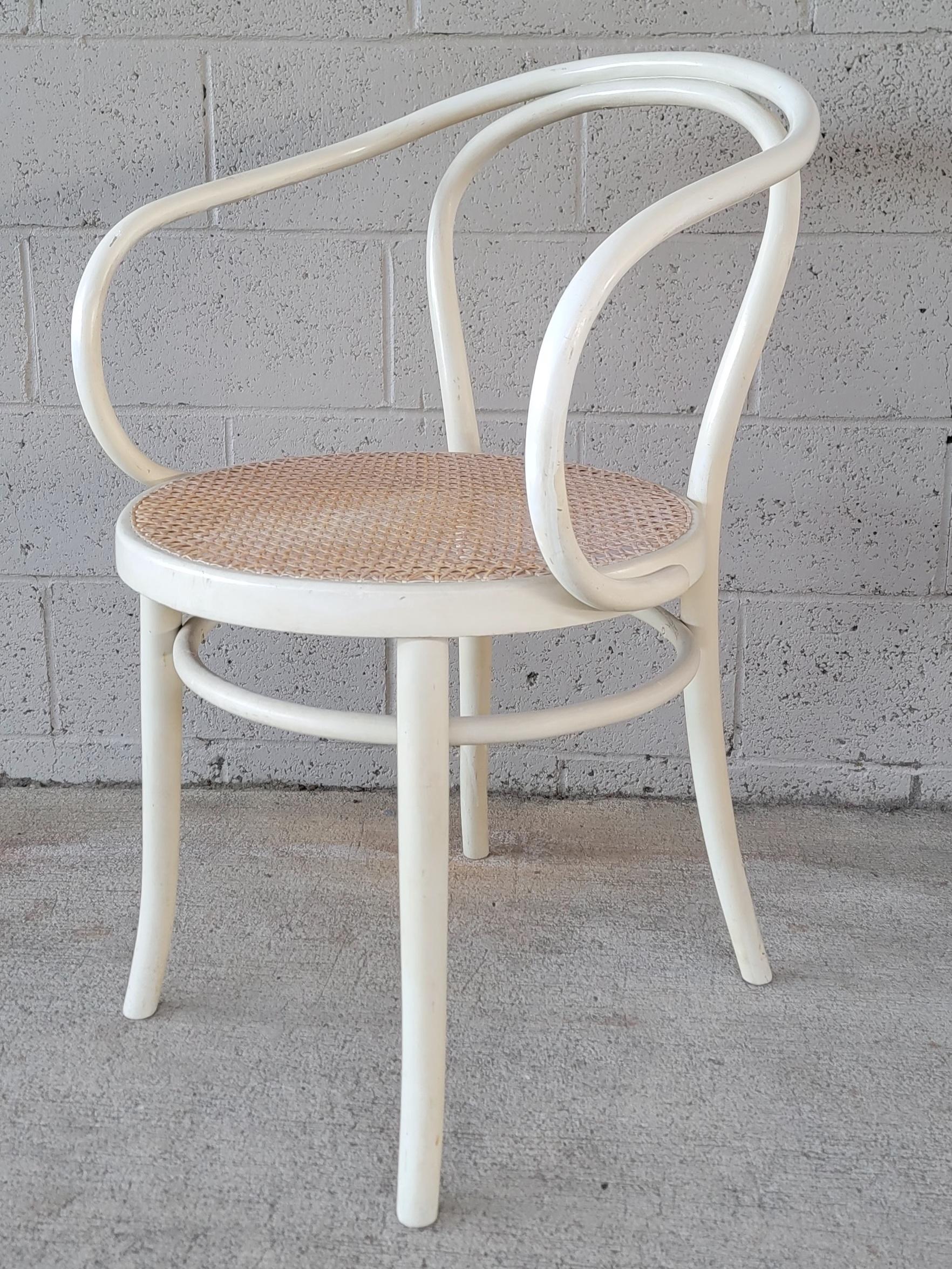 Austrian  Thonet Bentwood Armchair Attrbuted to Wiener Stuhl For Sale