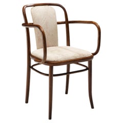 Retro TON Bentwood Armchair in Light Upholstery